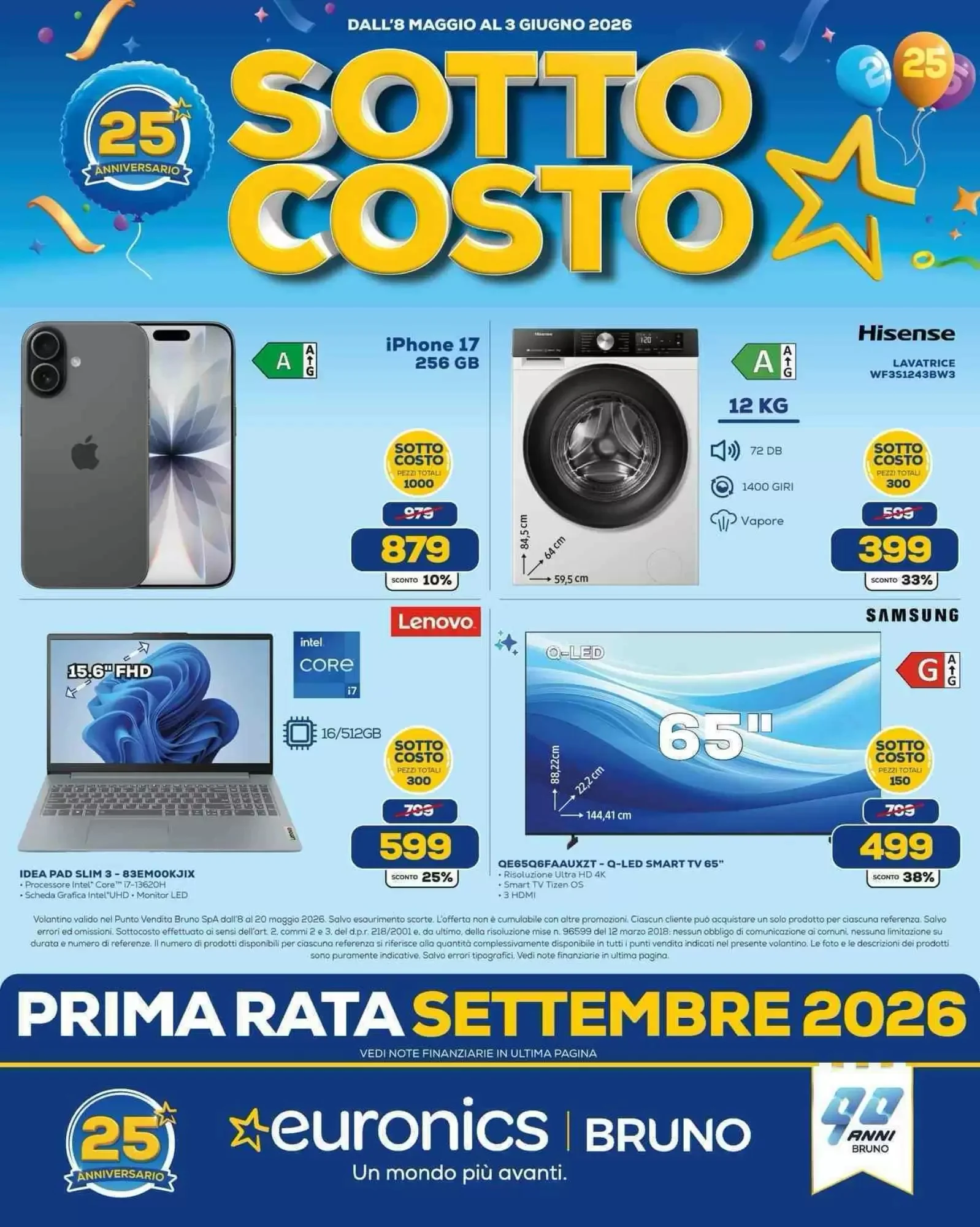 Copertina Euronics - Volantino Euronics
