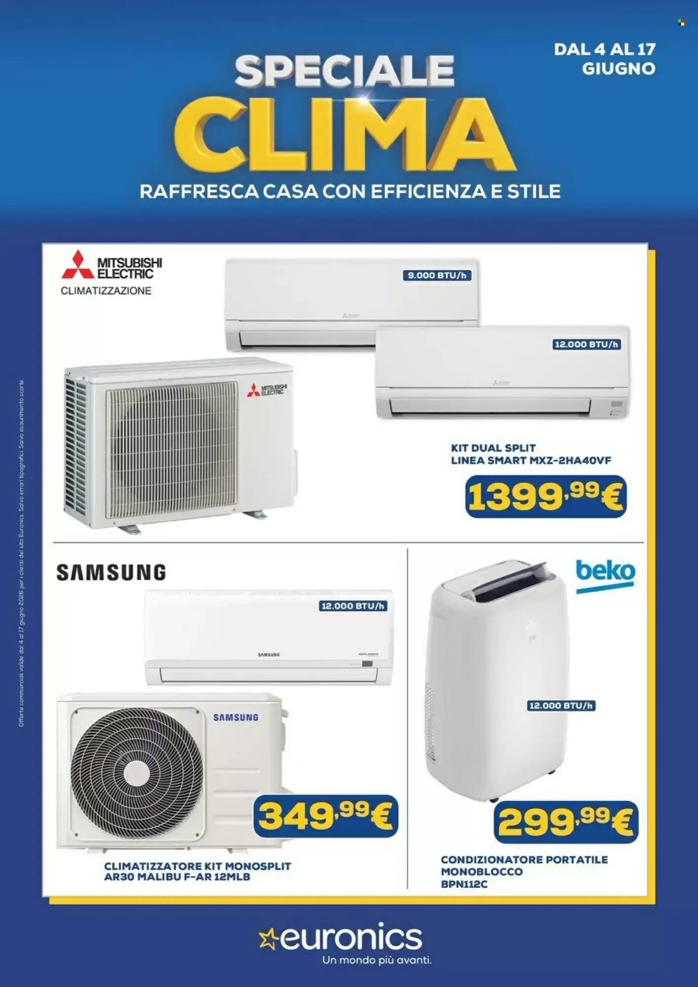 Copertina Euronics - Volantino Euronics