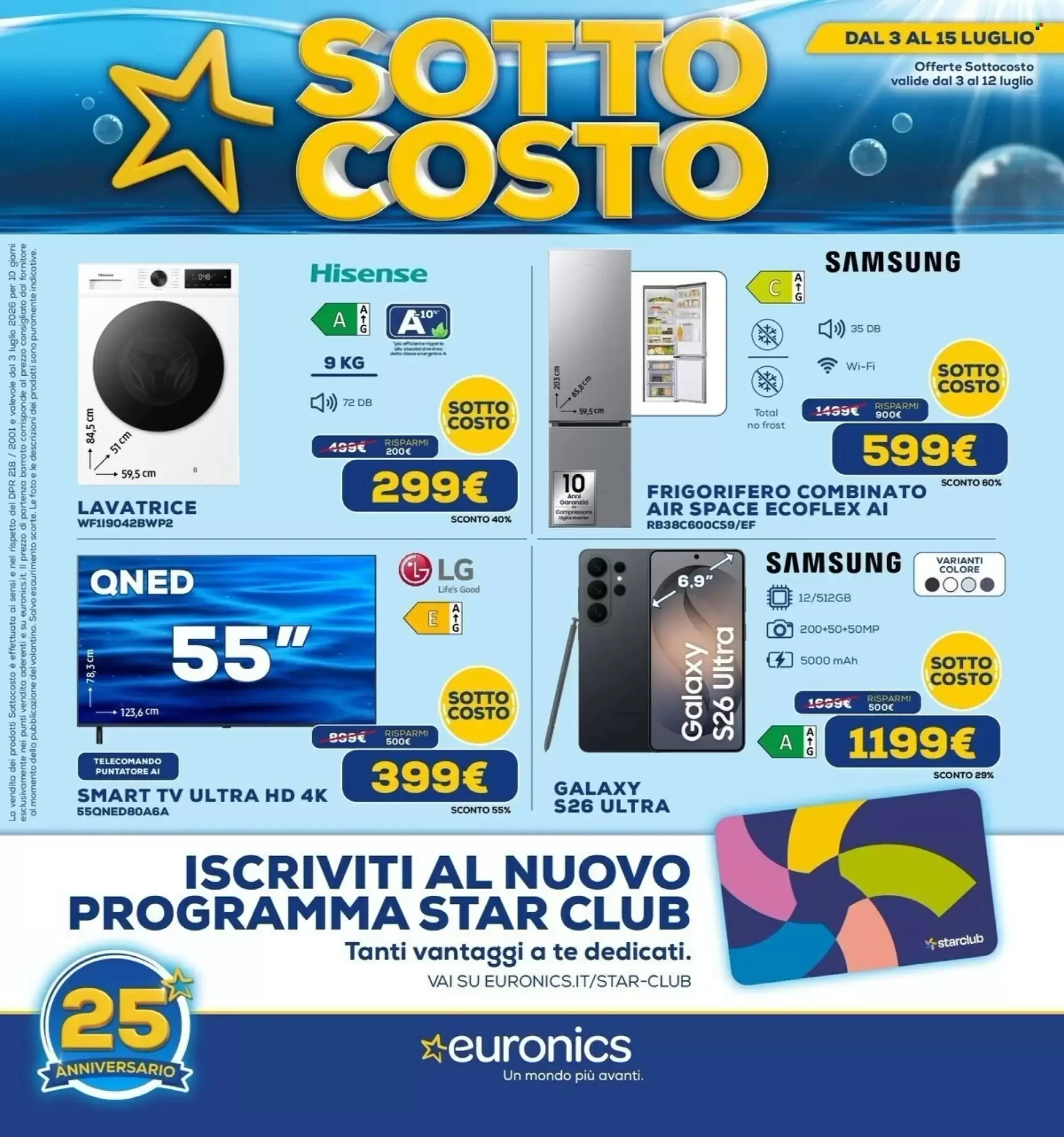 Copertina Euronics - Volantino Euronics