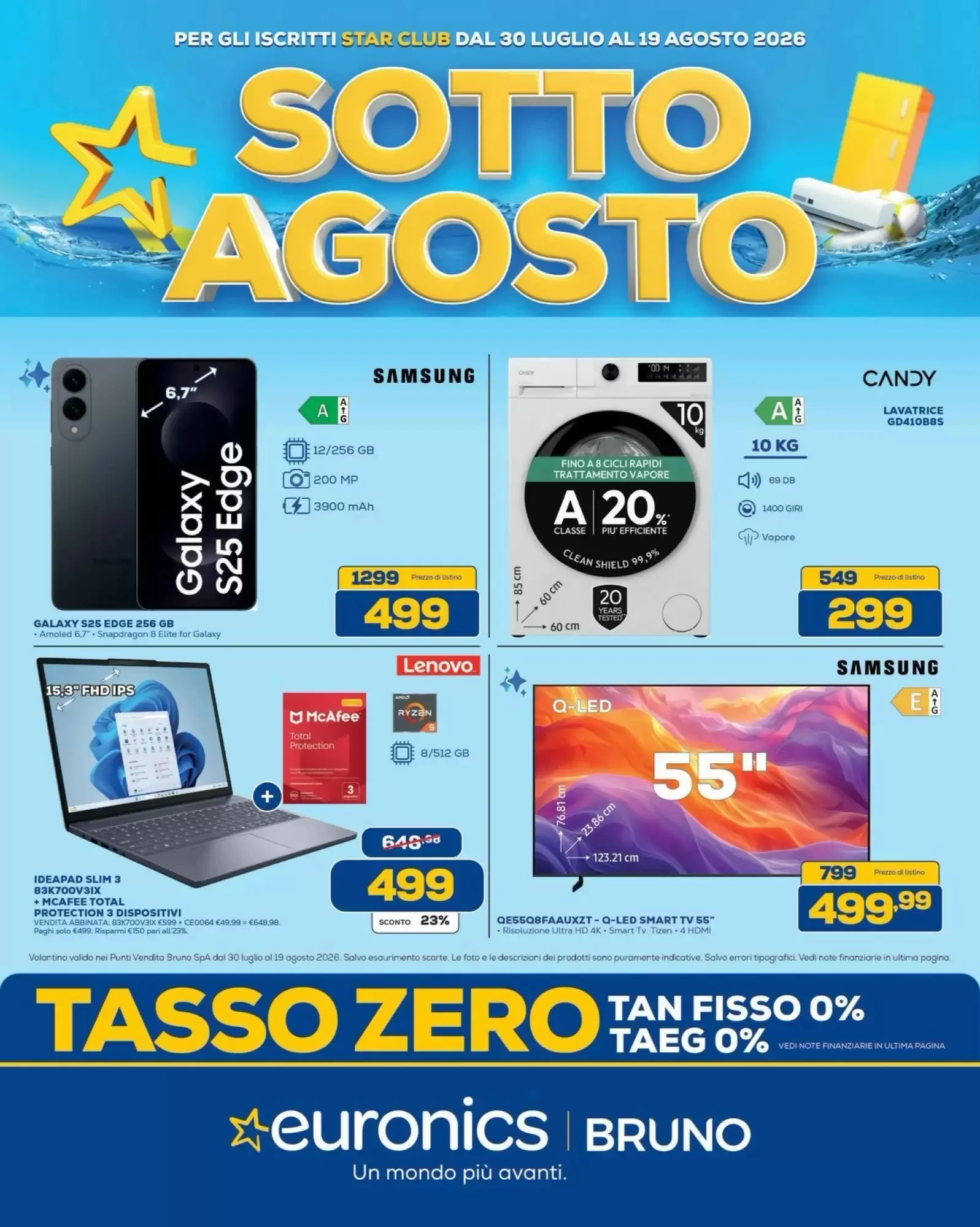 Copertina Euronics - Volantino Euronics