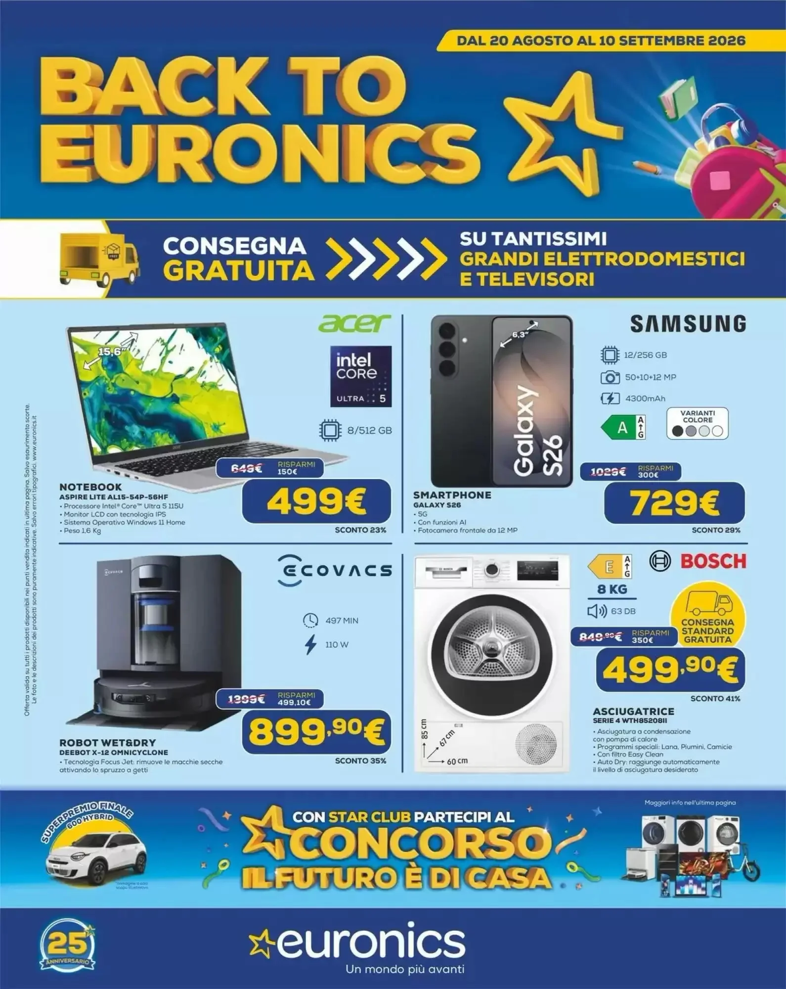 Copertina Euronics - Volantino Euronics