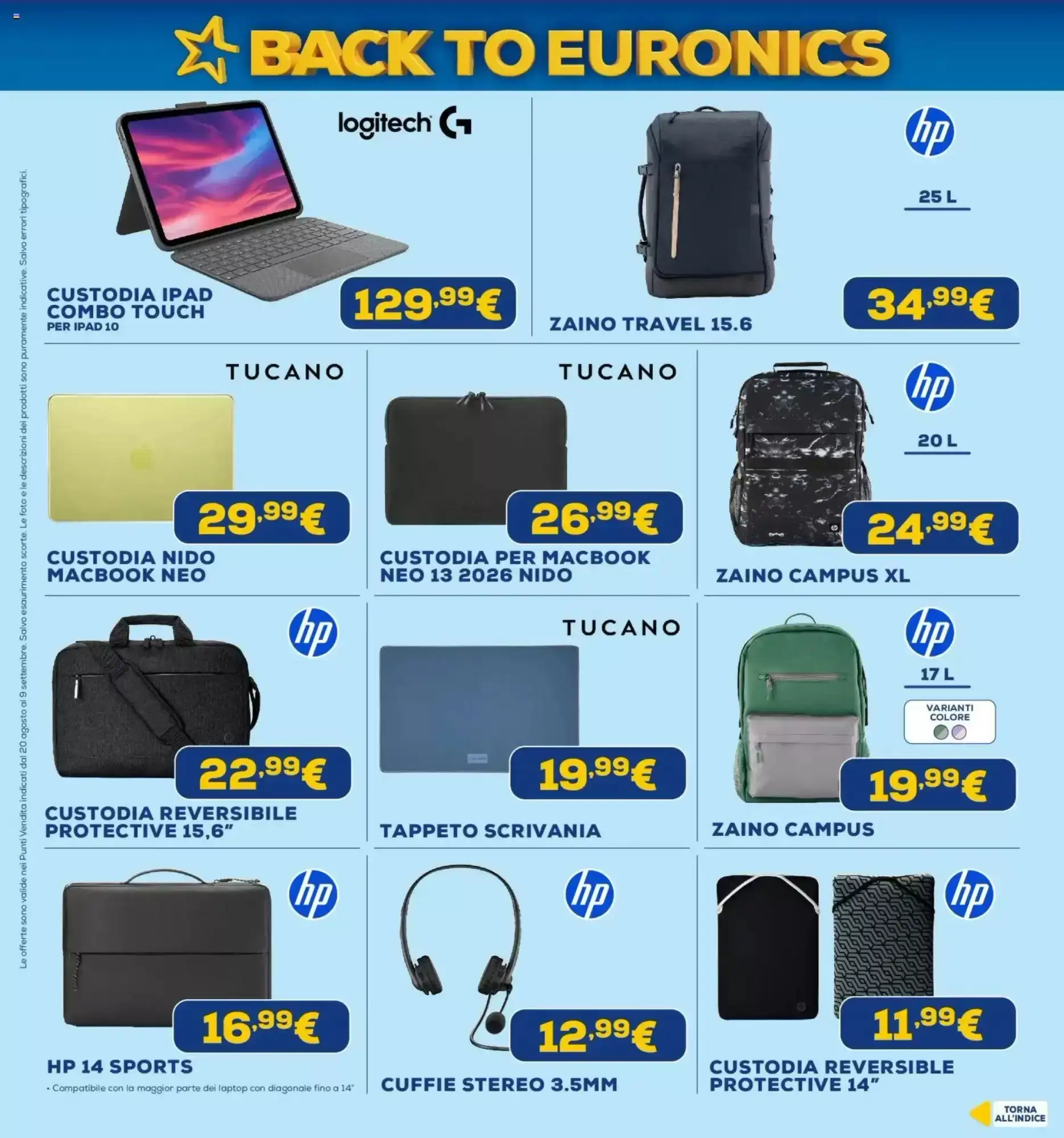 Copertina Euronics - Volantino Euronics