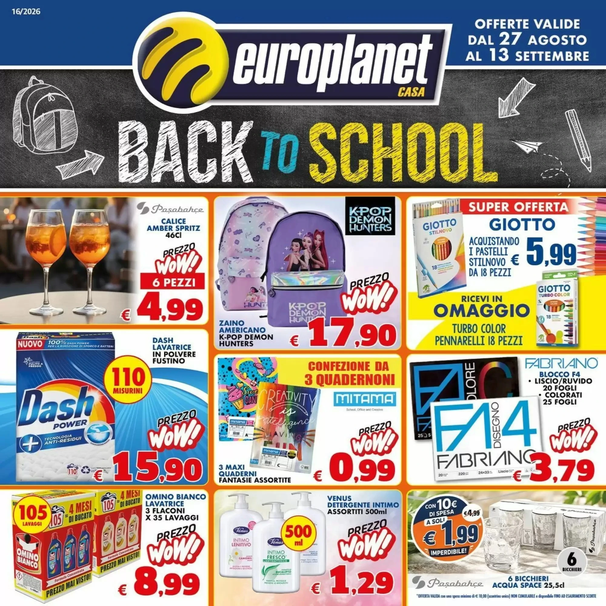 Copertina Europlanet Casa - Volantino Europlanet Casa