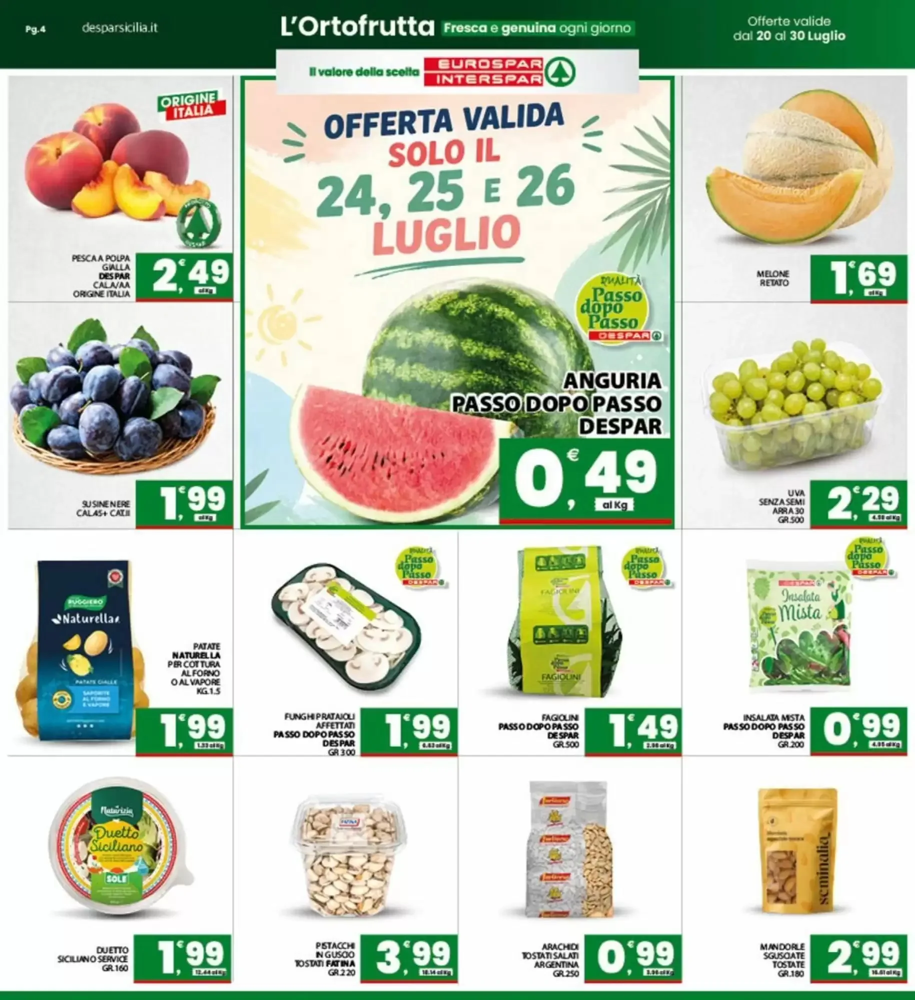 Copertina Eurospar - Volantino Eurospar