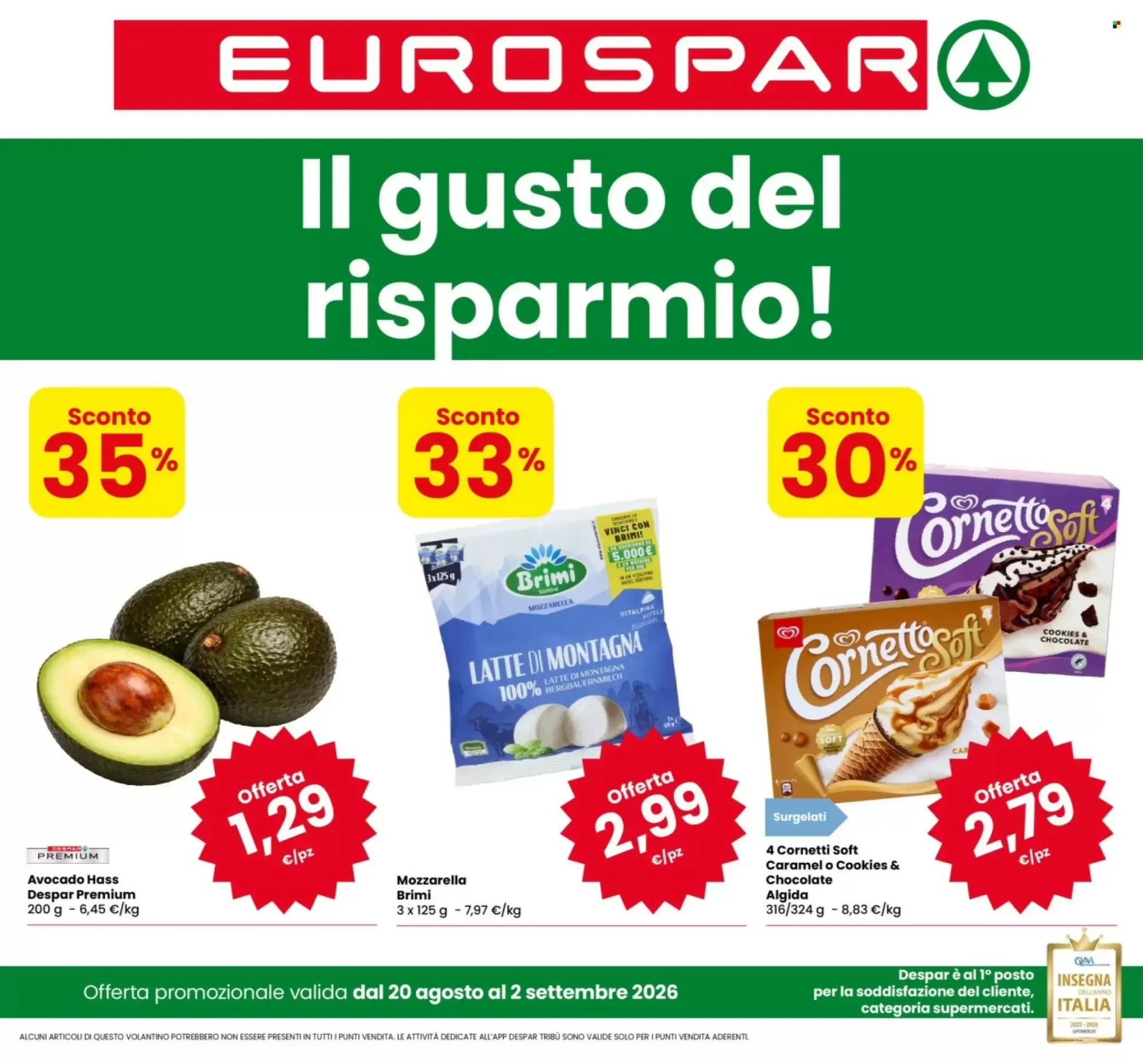 Copertina Eurospar - Volantino Eurospar