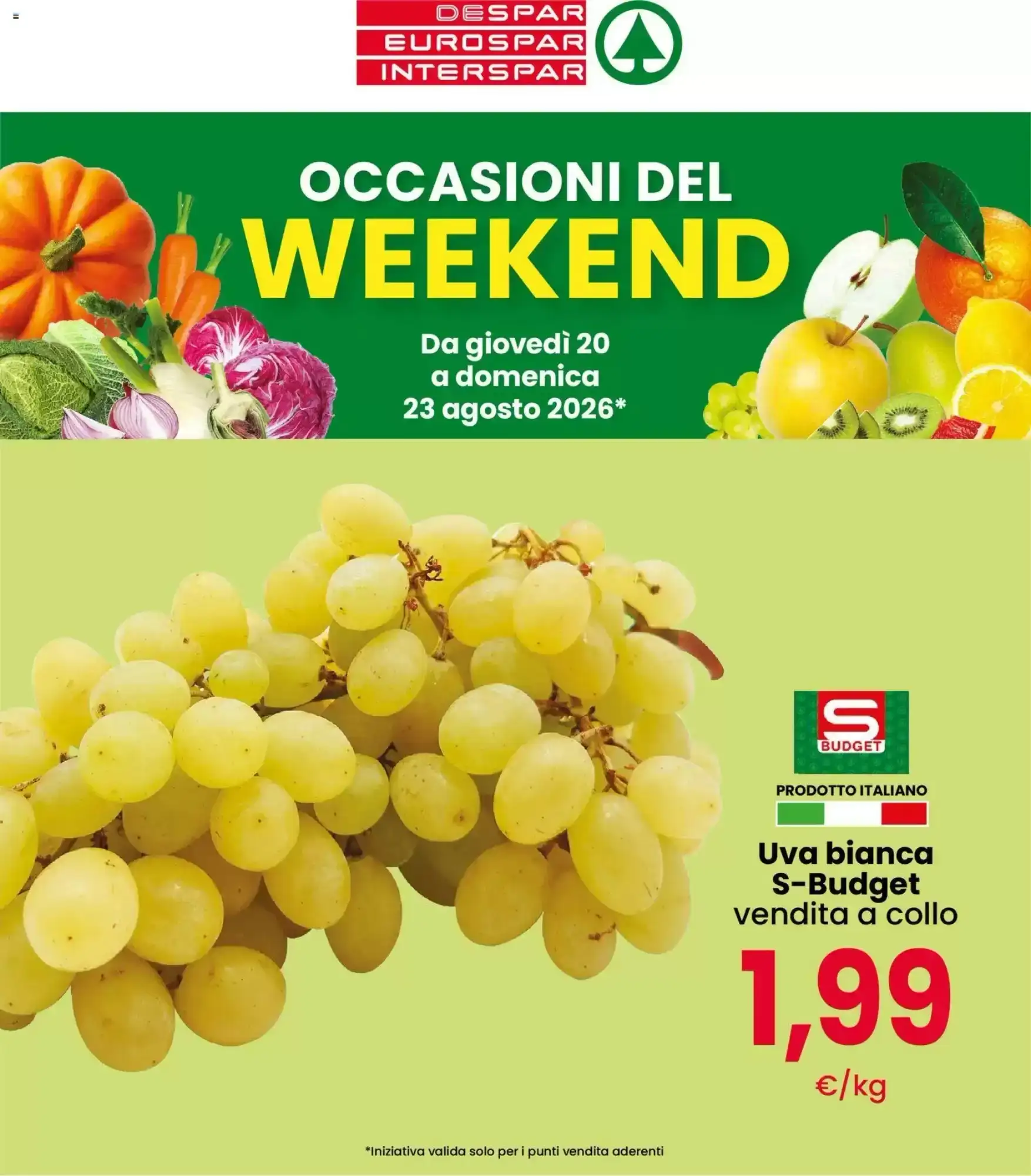 Copertina Eurospar - Volantino Eurospar