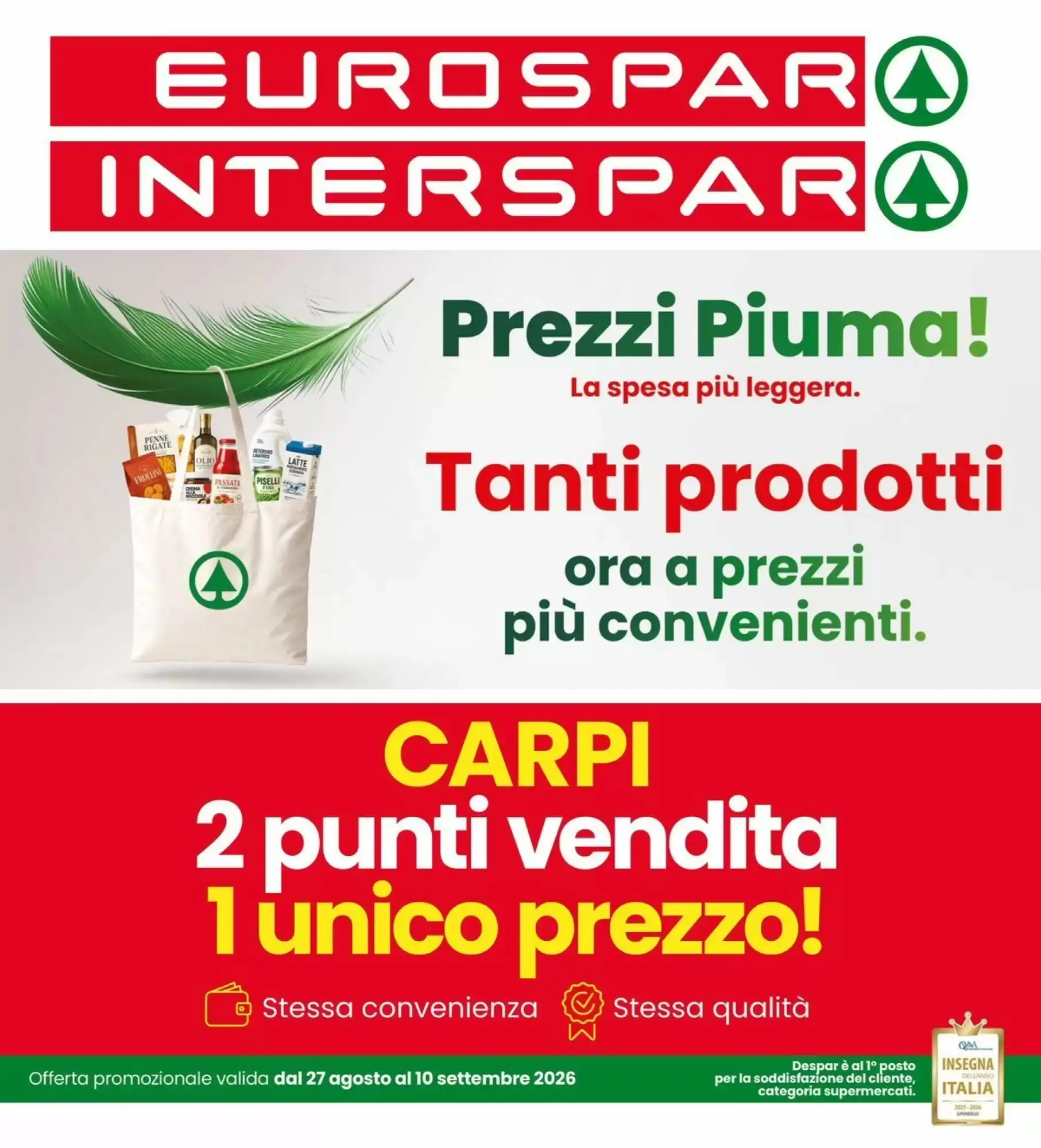 Copertina Eurospar - Volantino Eurospar