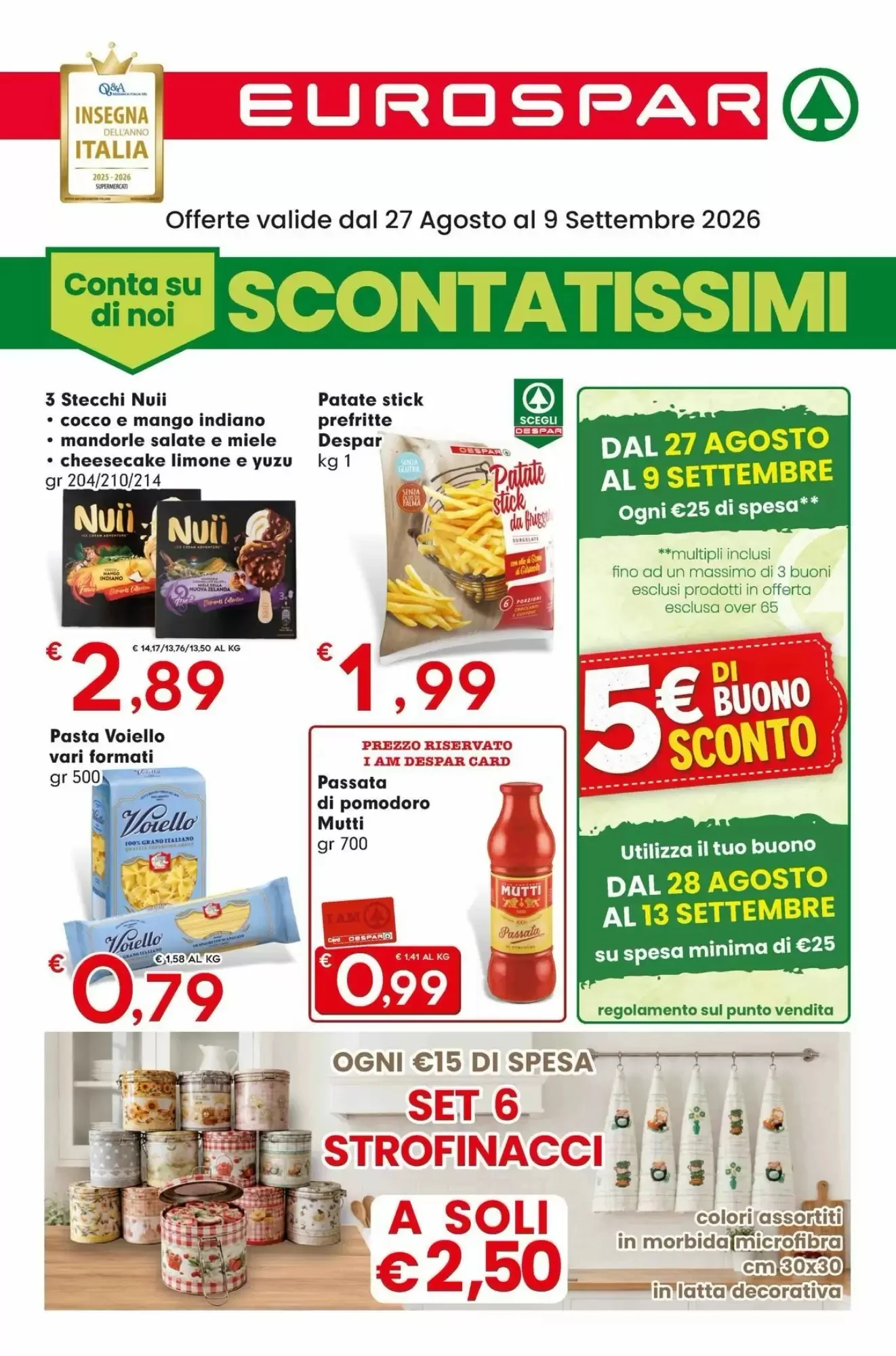 Copertina Eurospar - Volantino Eurospar