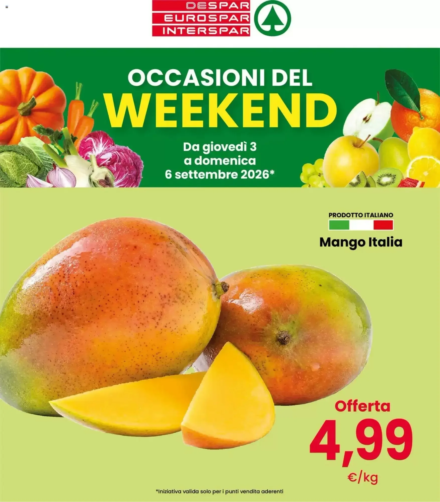 Copertina Eurospar - Volantino Eurospar