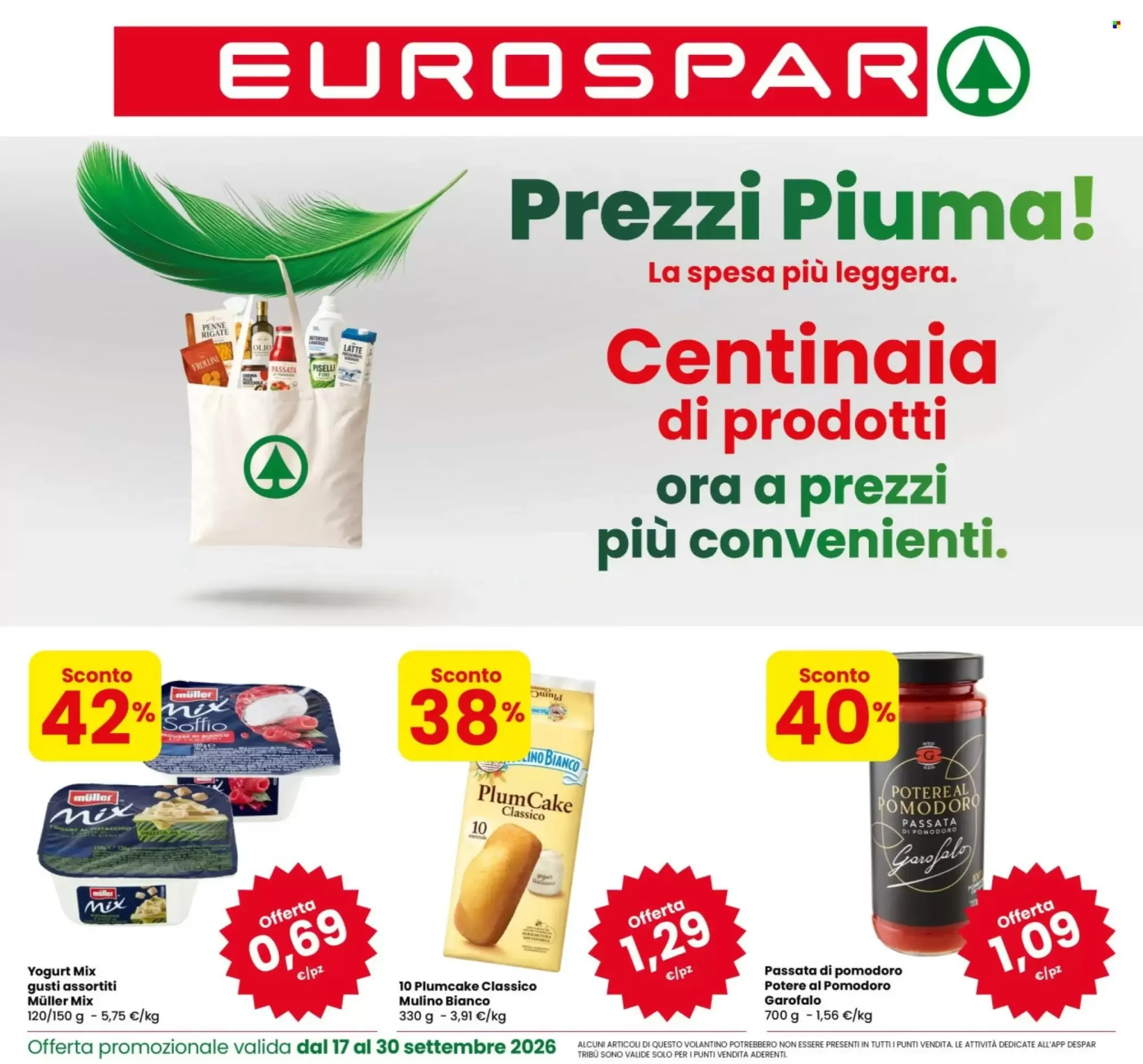 Copertina Eurospar - Volantino Eurospar