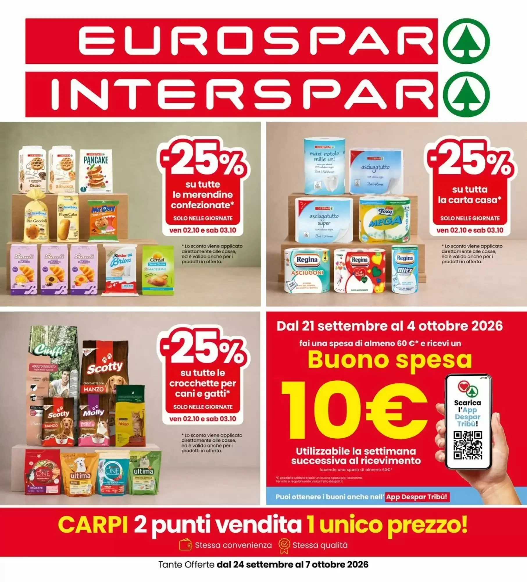 Copertina Eurospar - Volantino Eurospar