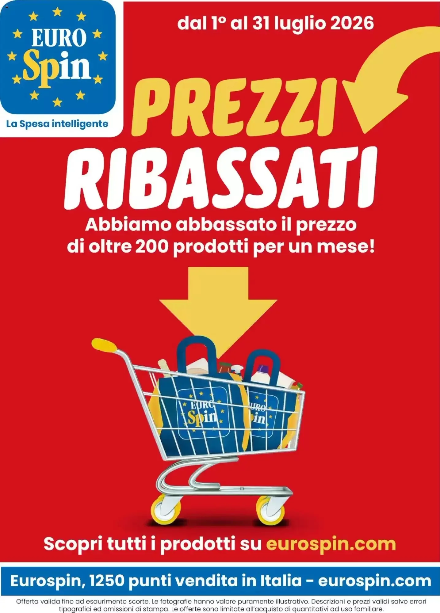 Copertina Eurospin - Volantino Eurospin