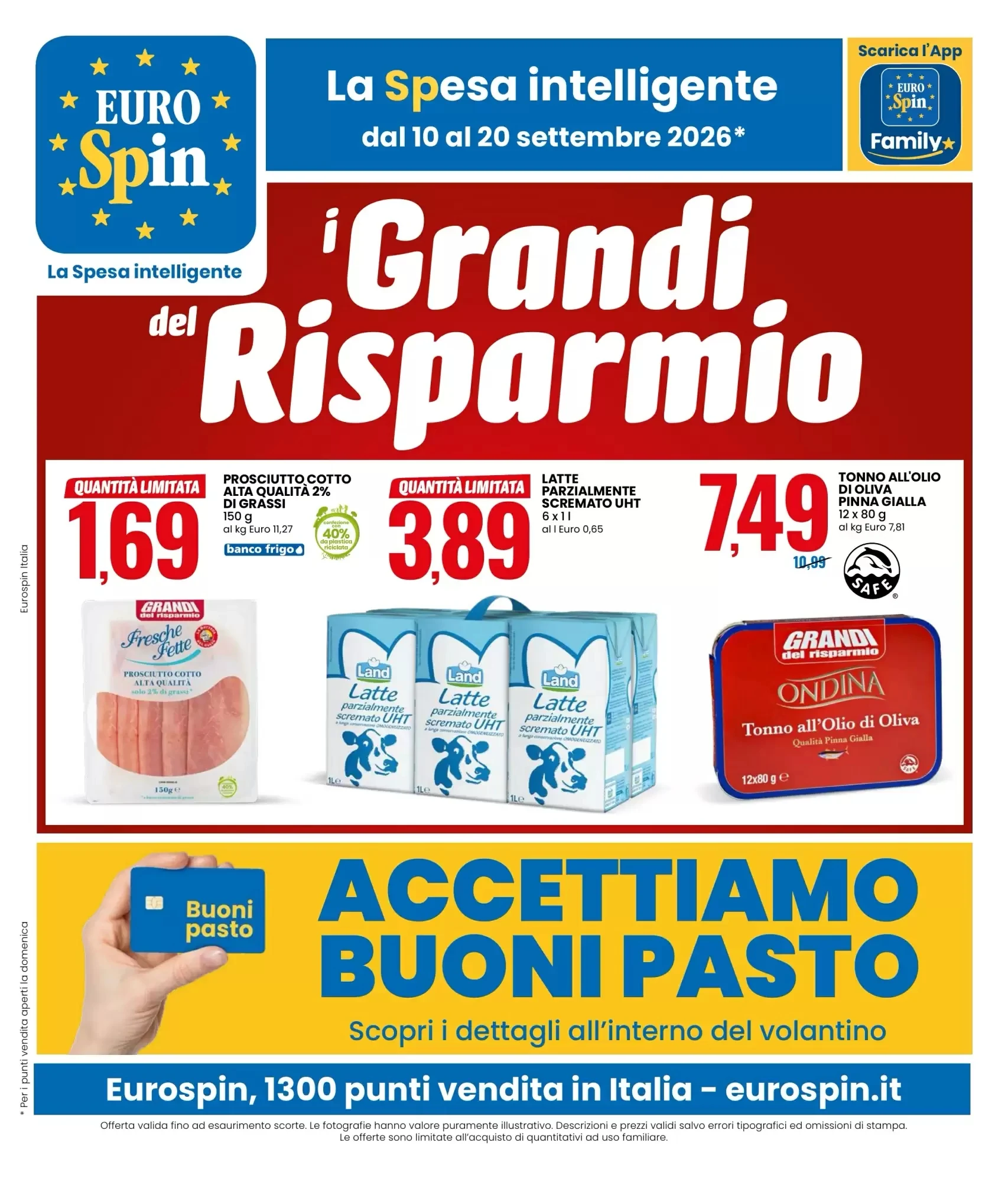 Copertina Eurospin - Volantino Eurospin