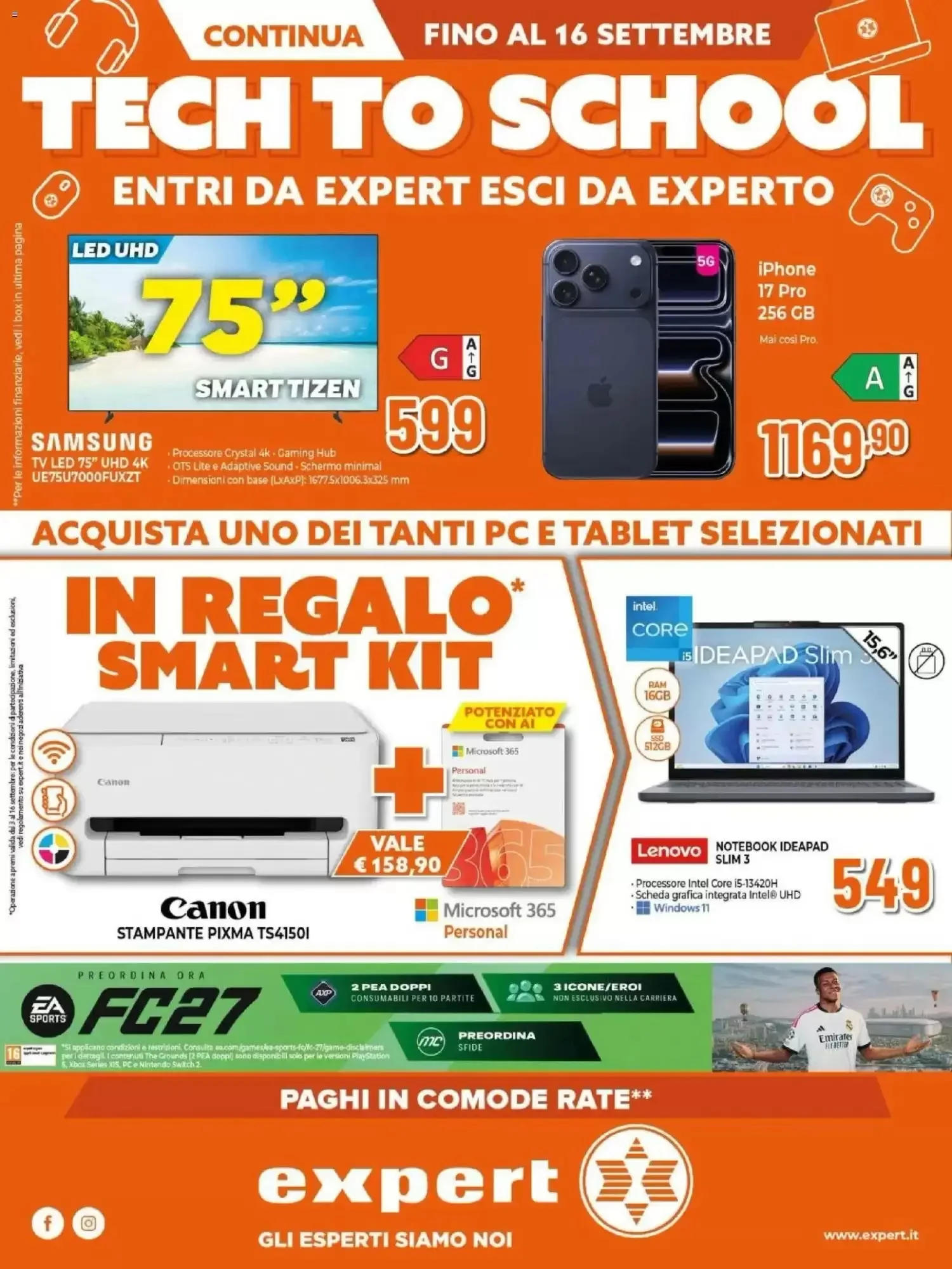 Copertina Expert - Volantino Expert