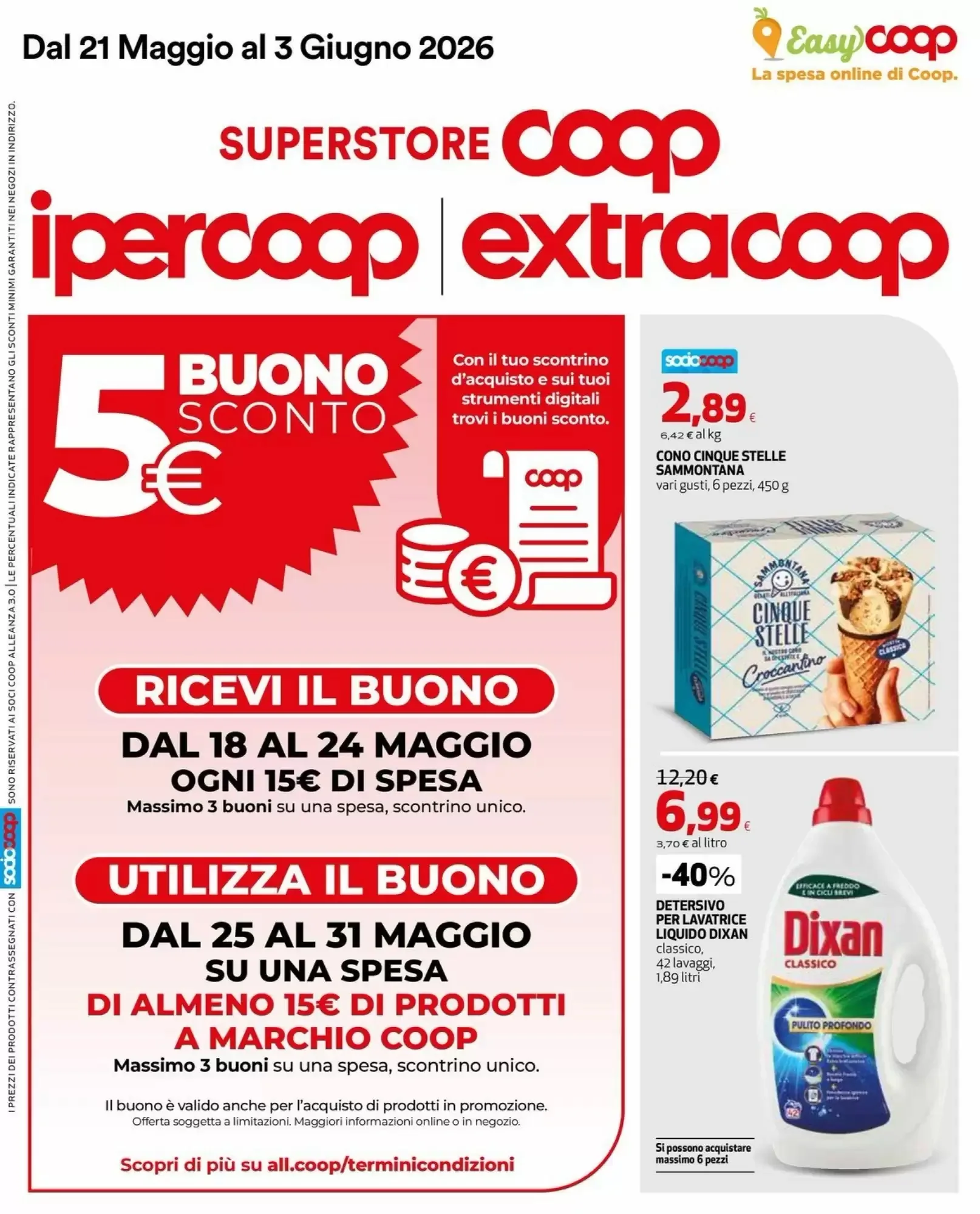 Copertina Extracoop - Volantino Extracoop