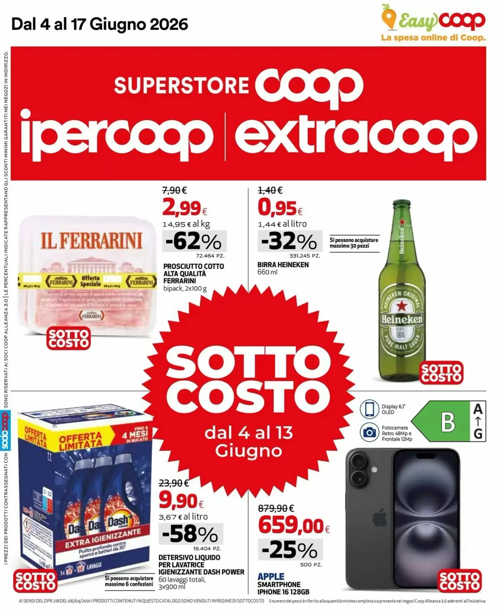 Copertina Extracoop - Volantino Extracoop