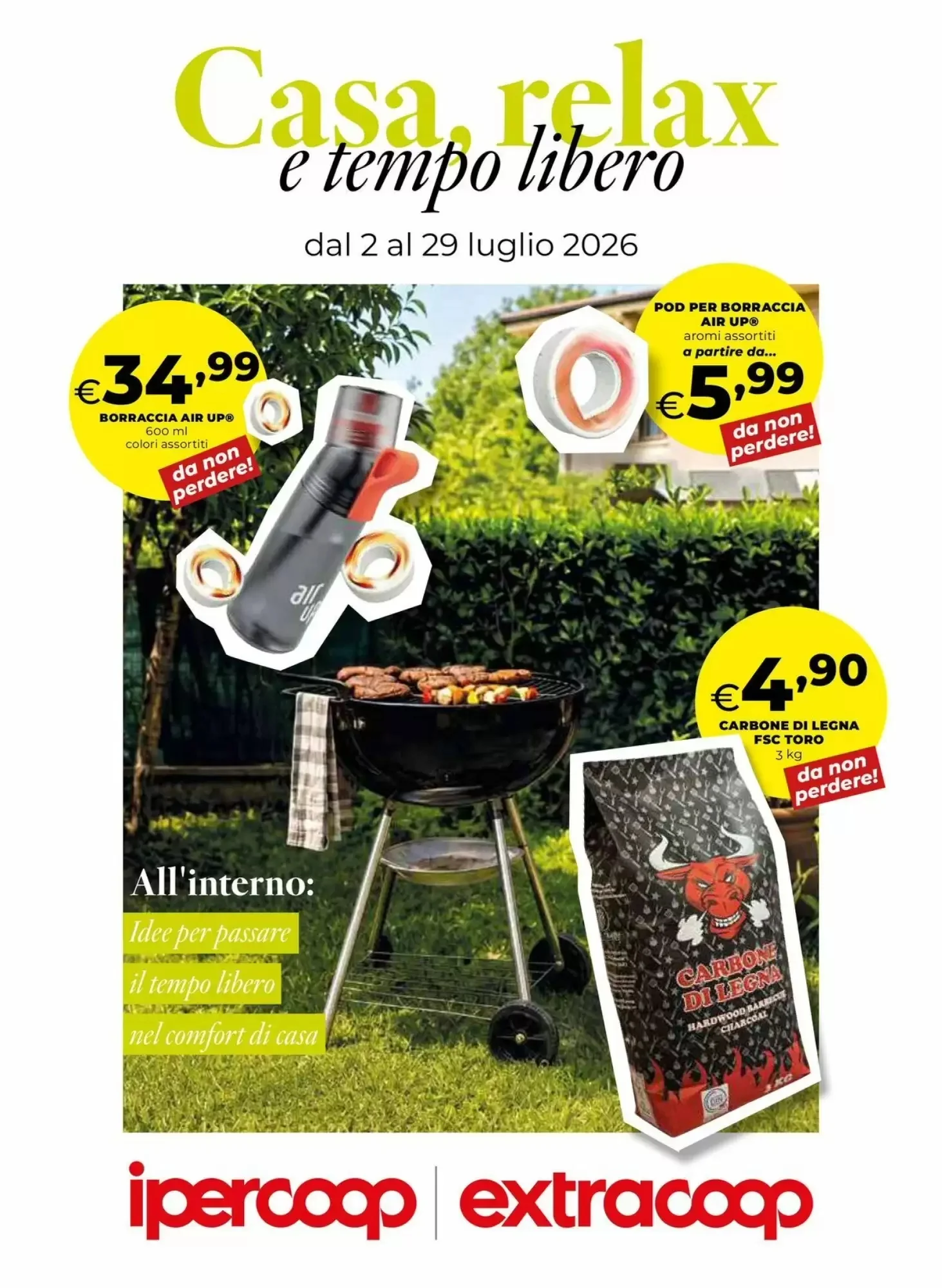 Copertina Extracoop - Volantino Extracoop