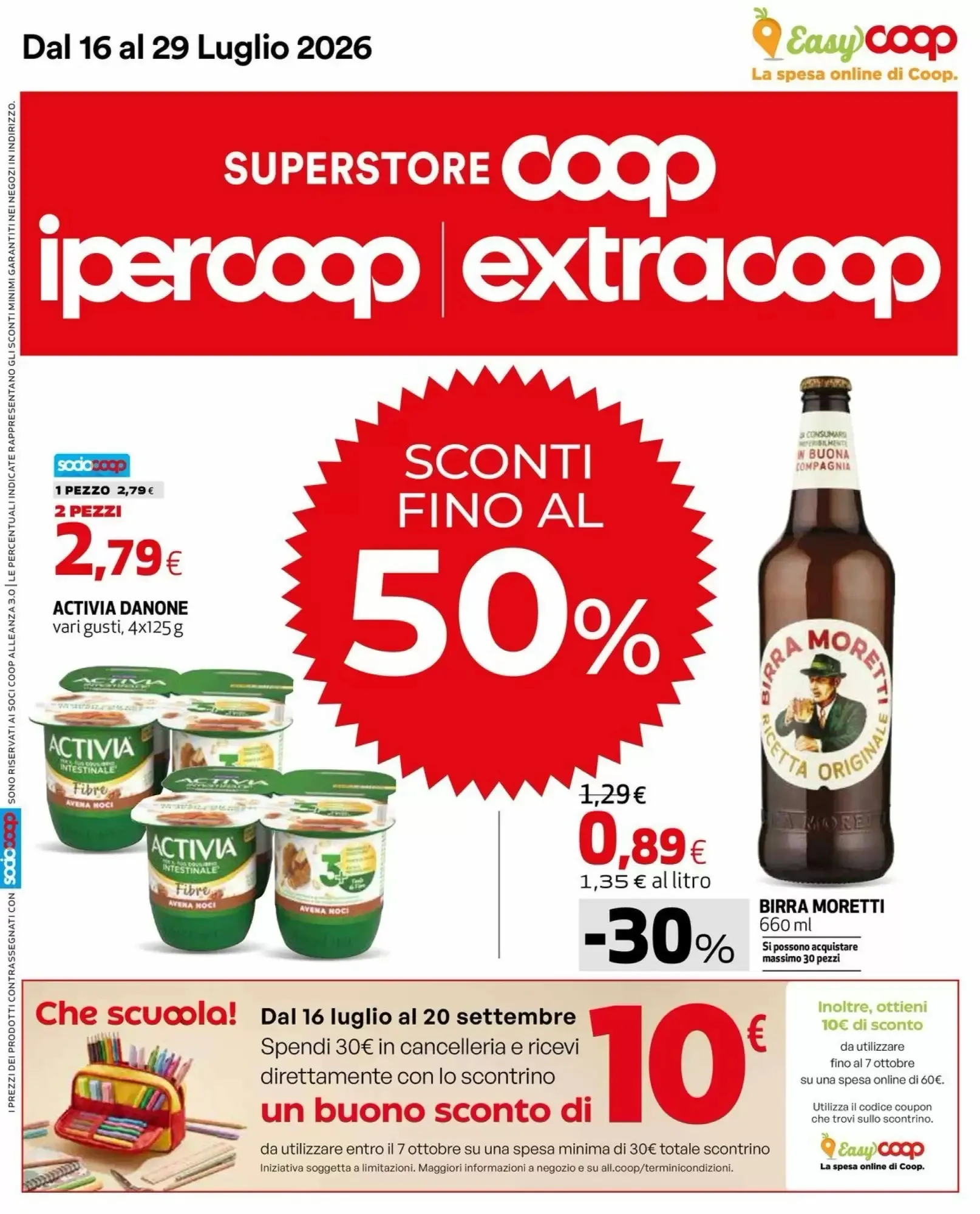 Copertina Extracoop - Volantino Extracoop