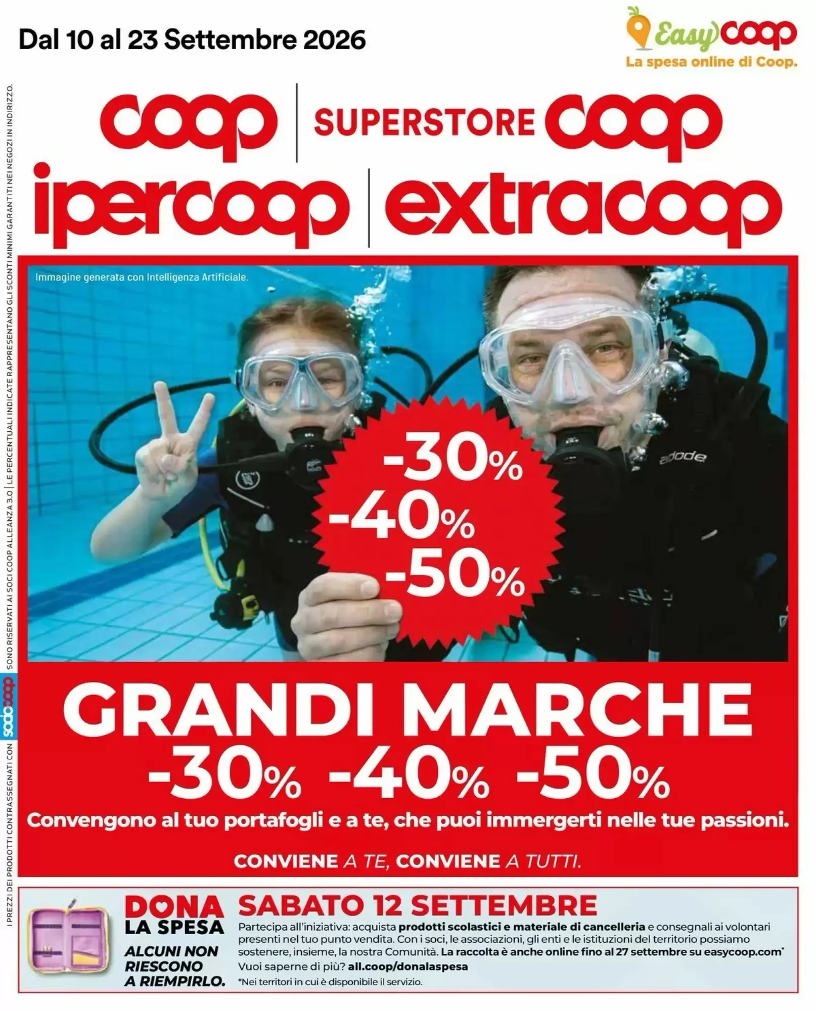 Copertina Extracoop - Volantino Extracoop