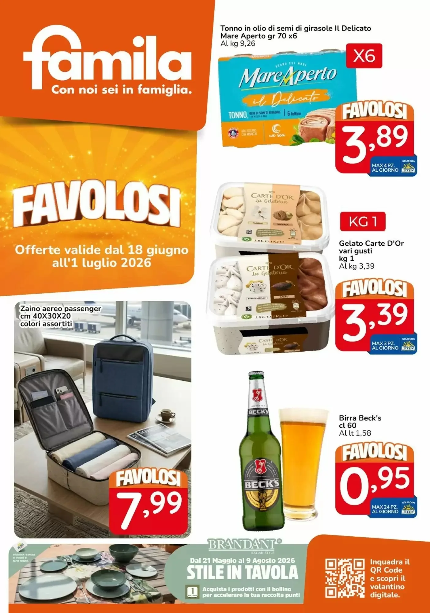 Copertina Famila Market - Volantino Famila Market
