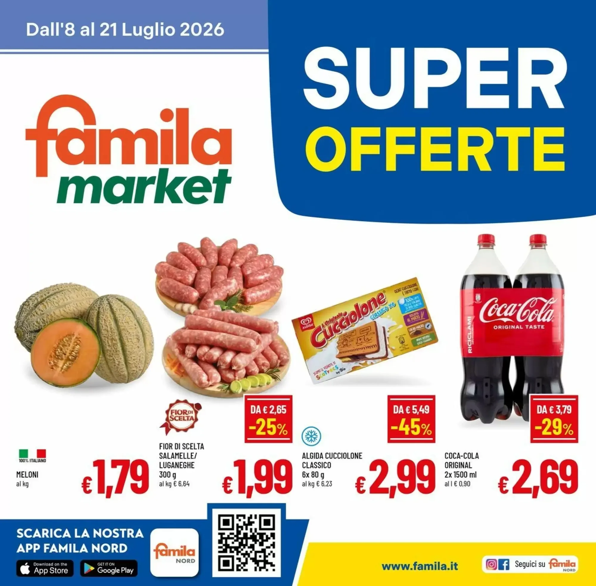 Copertina Famila Market - Volantino Famila Market