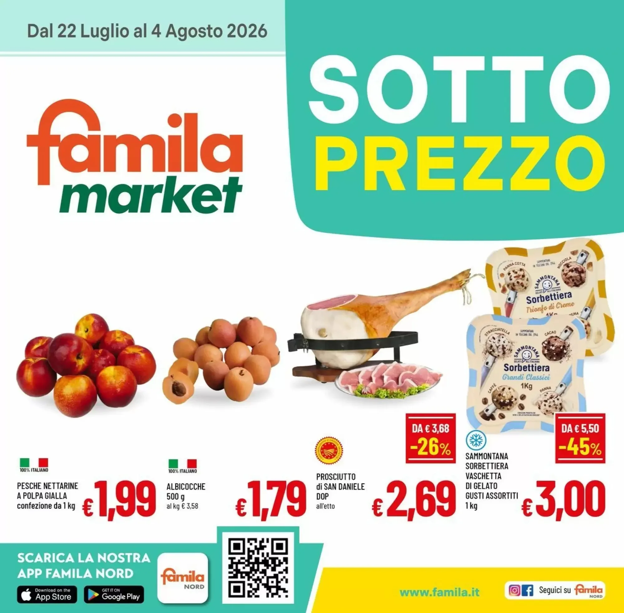 Copertina Famila Market - Volantino Famila Market