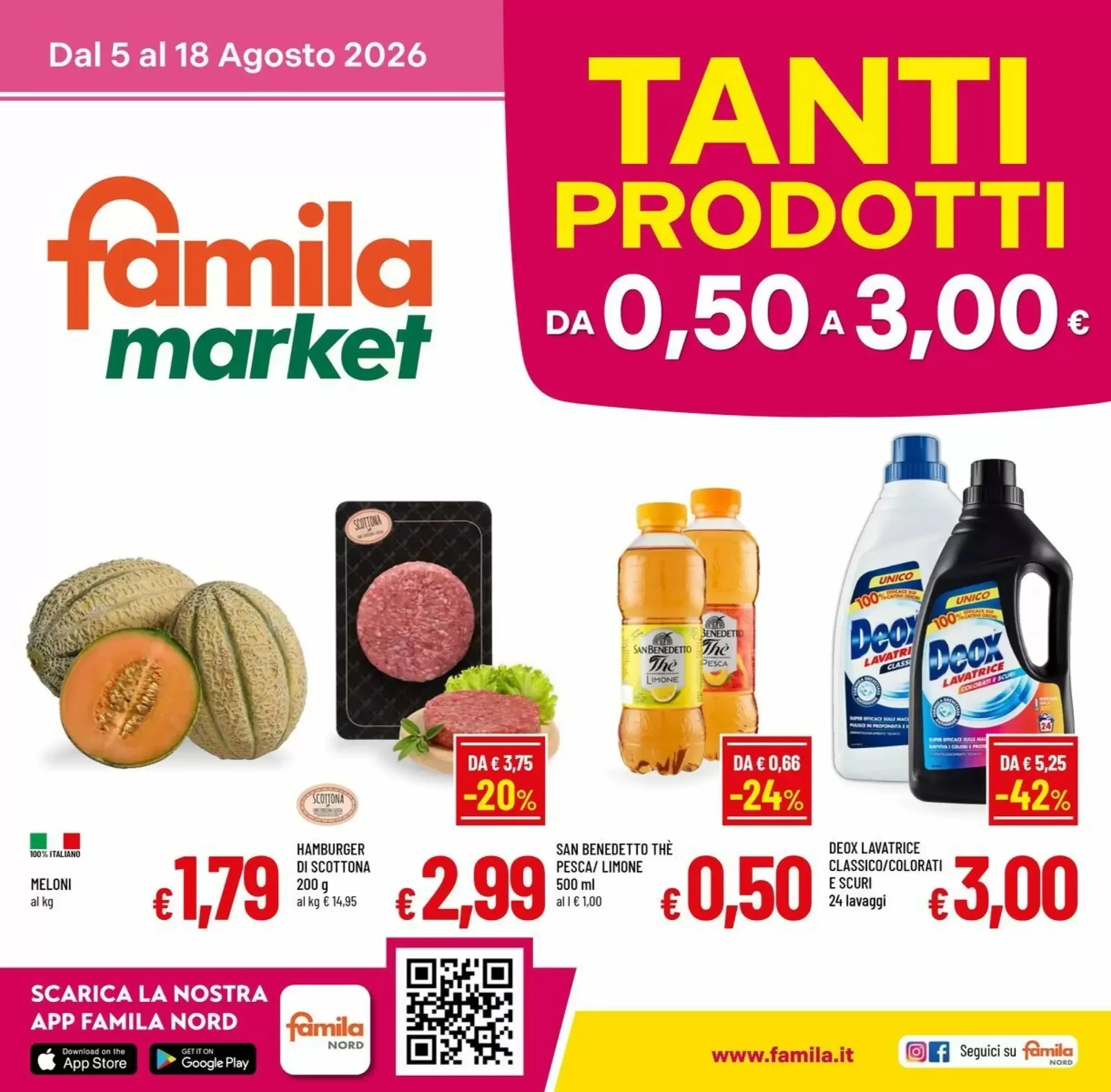 Copertina Famila Market - Volantino Famila Market