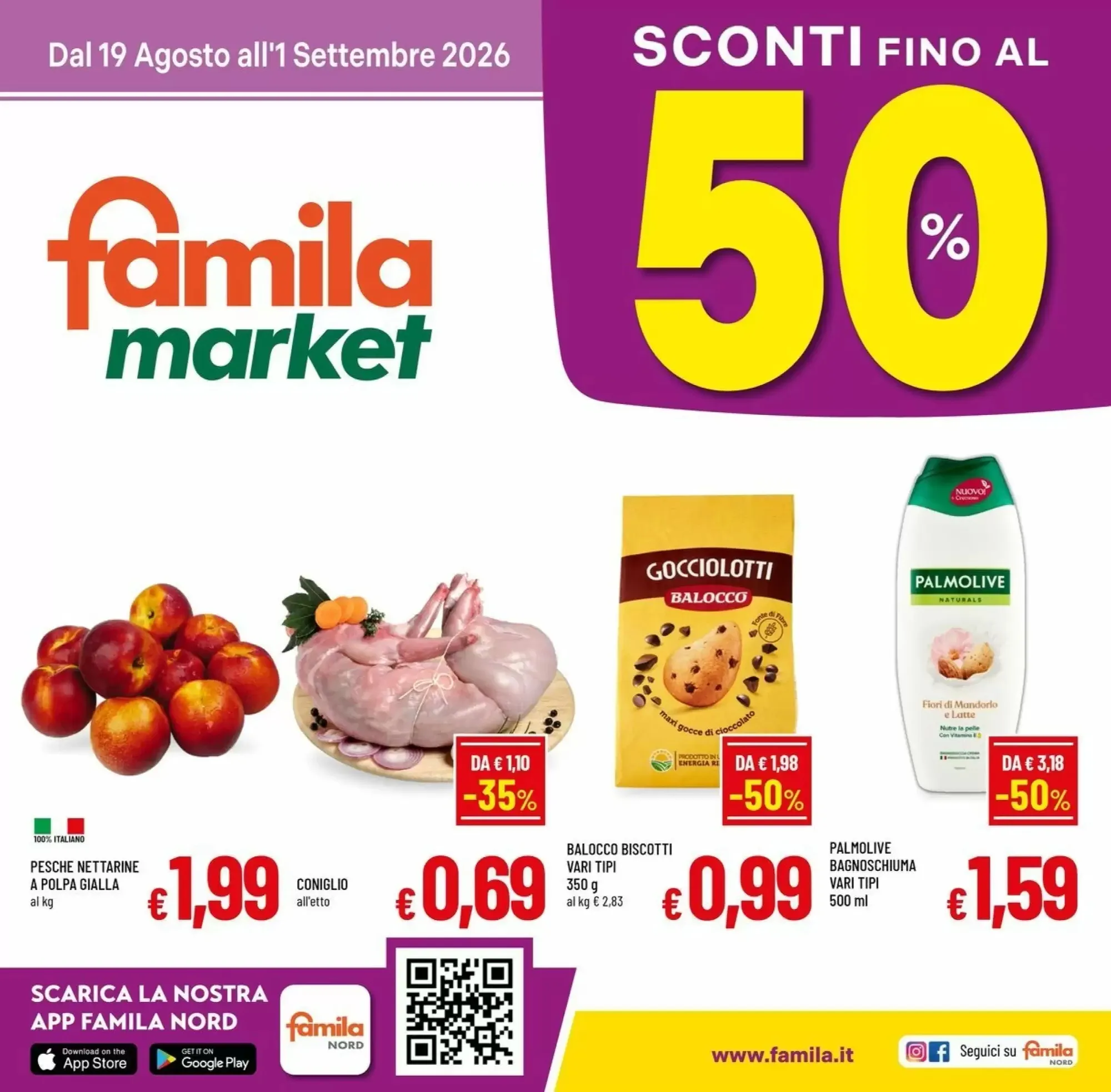Copertina Famila Market - Volantino Famila Market