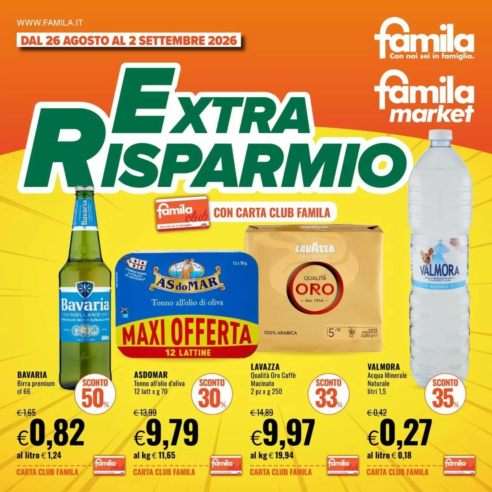 Copertina Famila Market - Volantino Famila Market