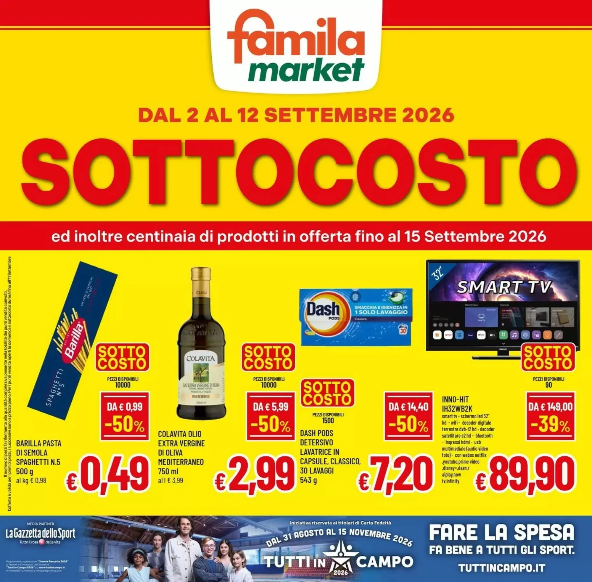 Copertina Famila Market - Volantino Famila Market