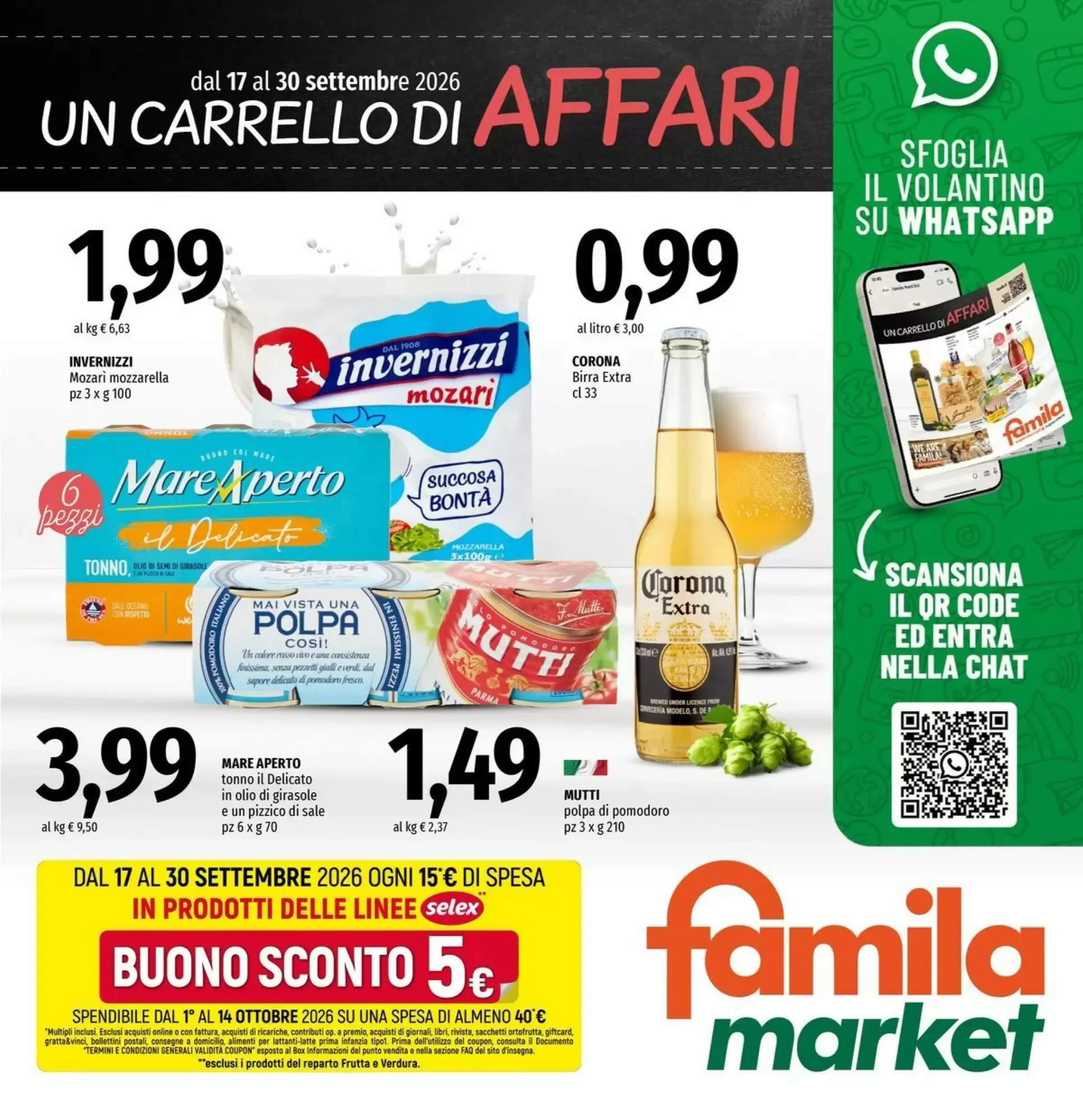 Copertina Famila Market - Volantino Famila Market