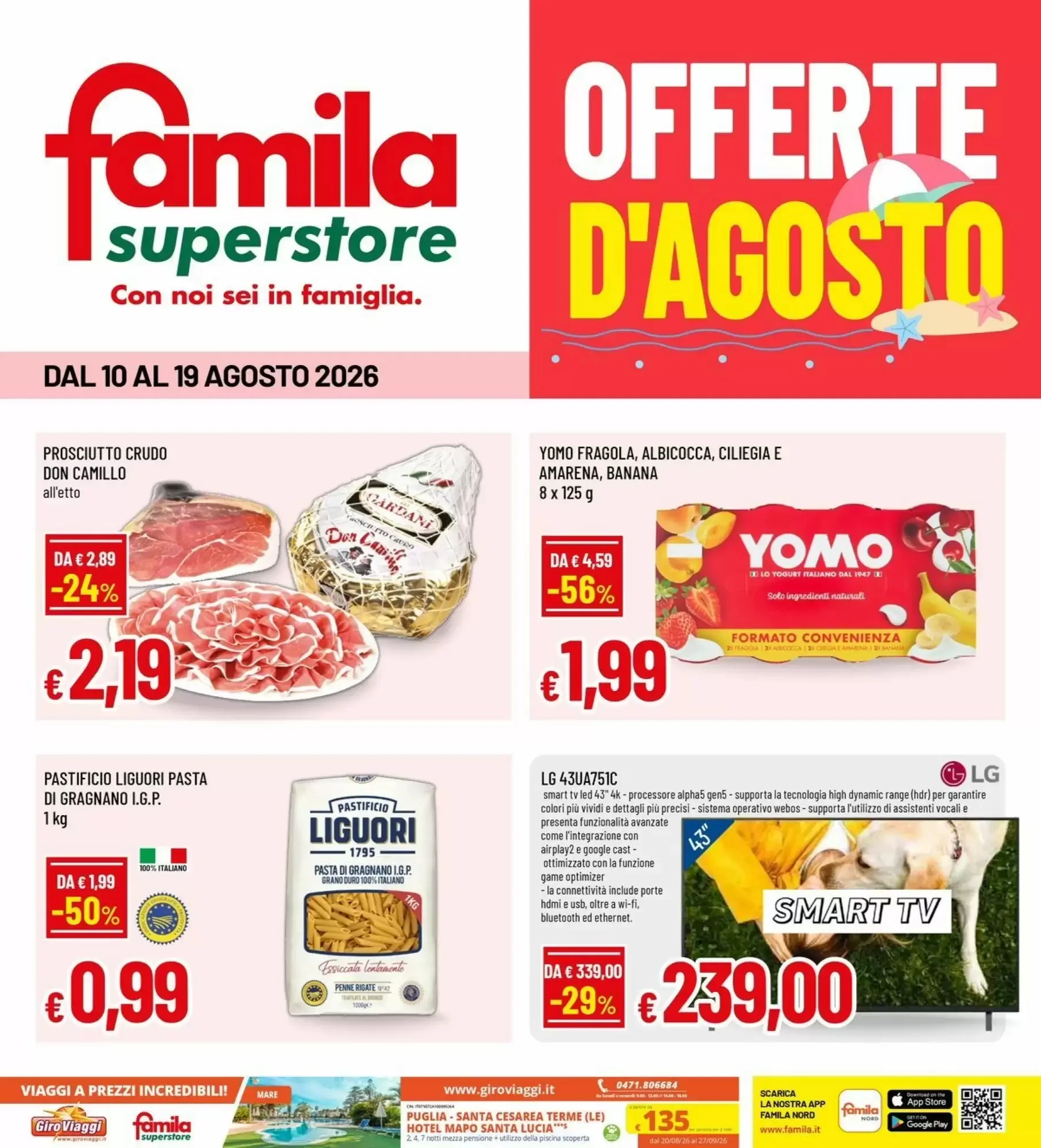Copertina Famila Superstore - Volantino Famila Superstore