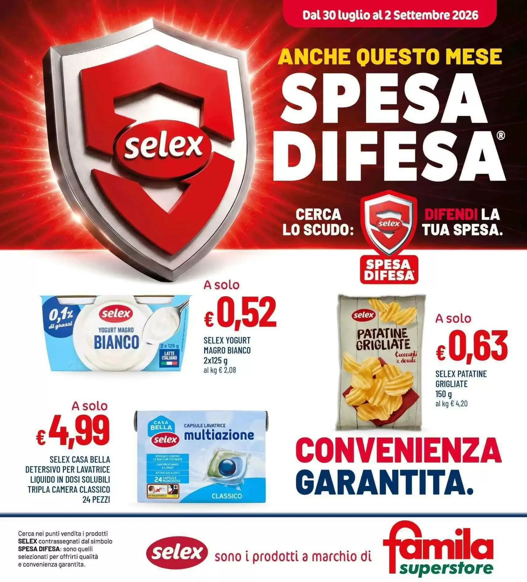 Copertina Famila Superstore - Volantino Famila Superstore