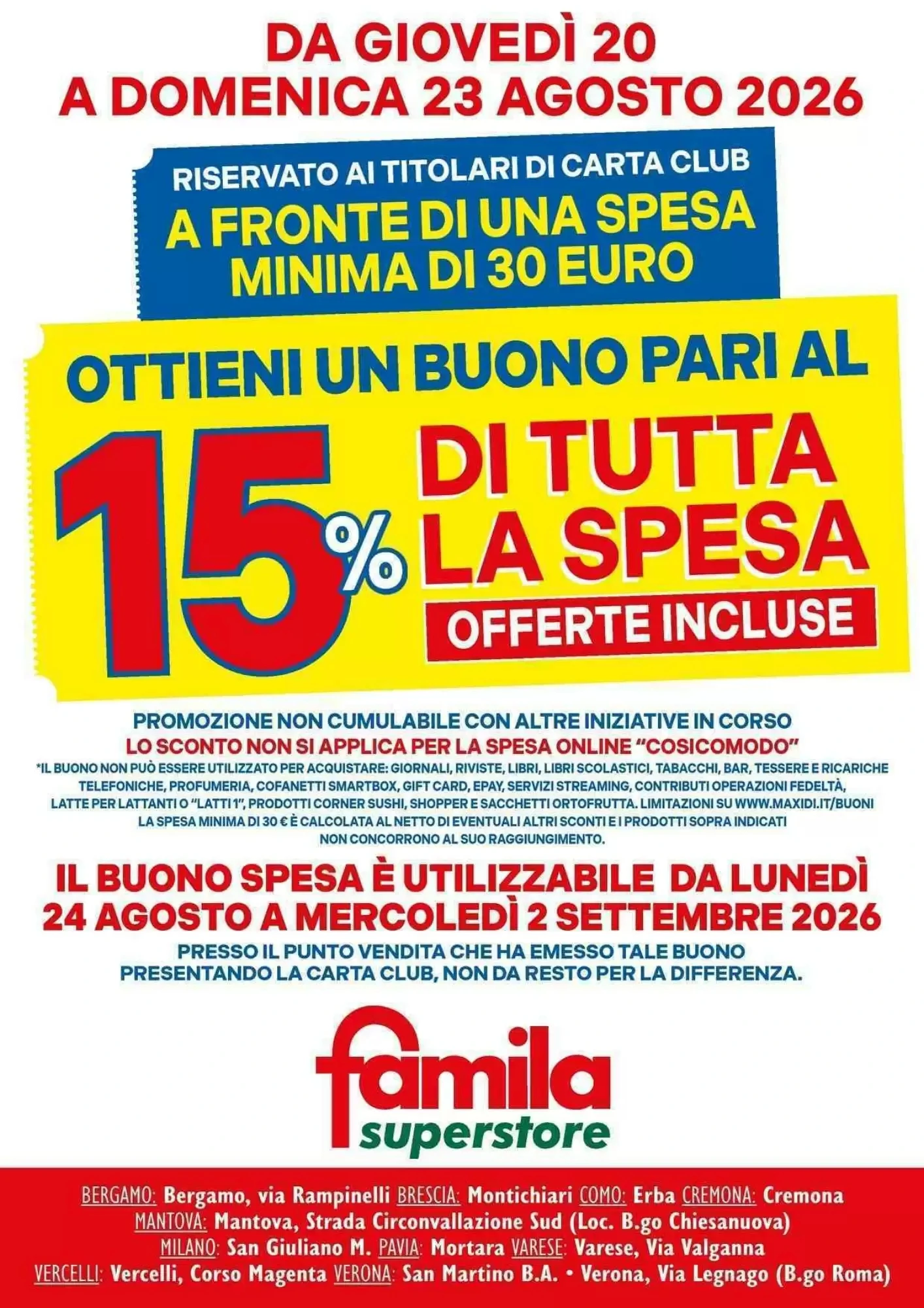 Volantino Famila Superstore Volantino Famila Superstore pagina 2