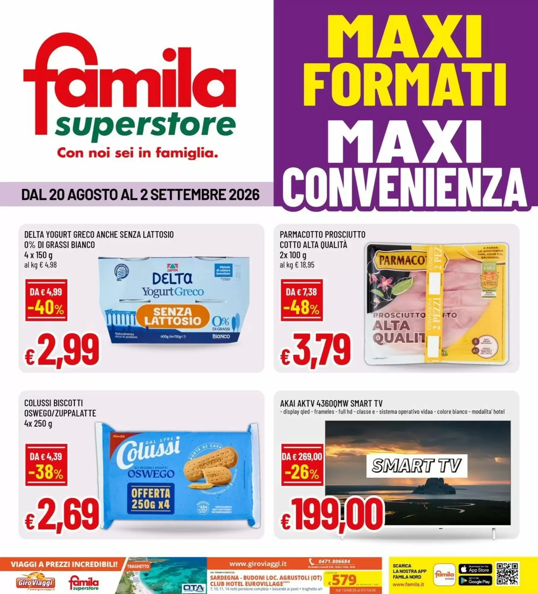 Copertina Famila Superstore - Volantino Famila Superstore