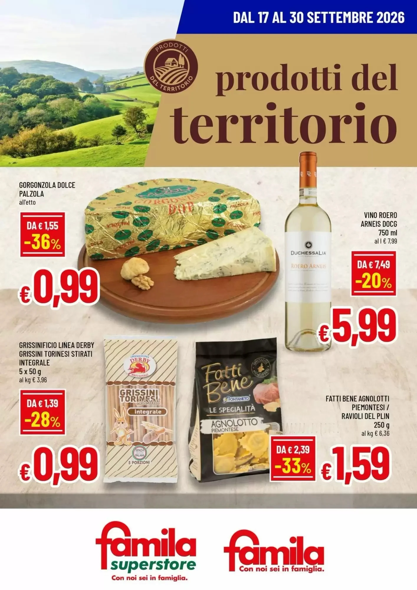 Copertina Famila Superstore - Volantino Famila Superstore