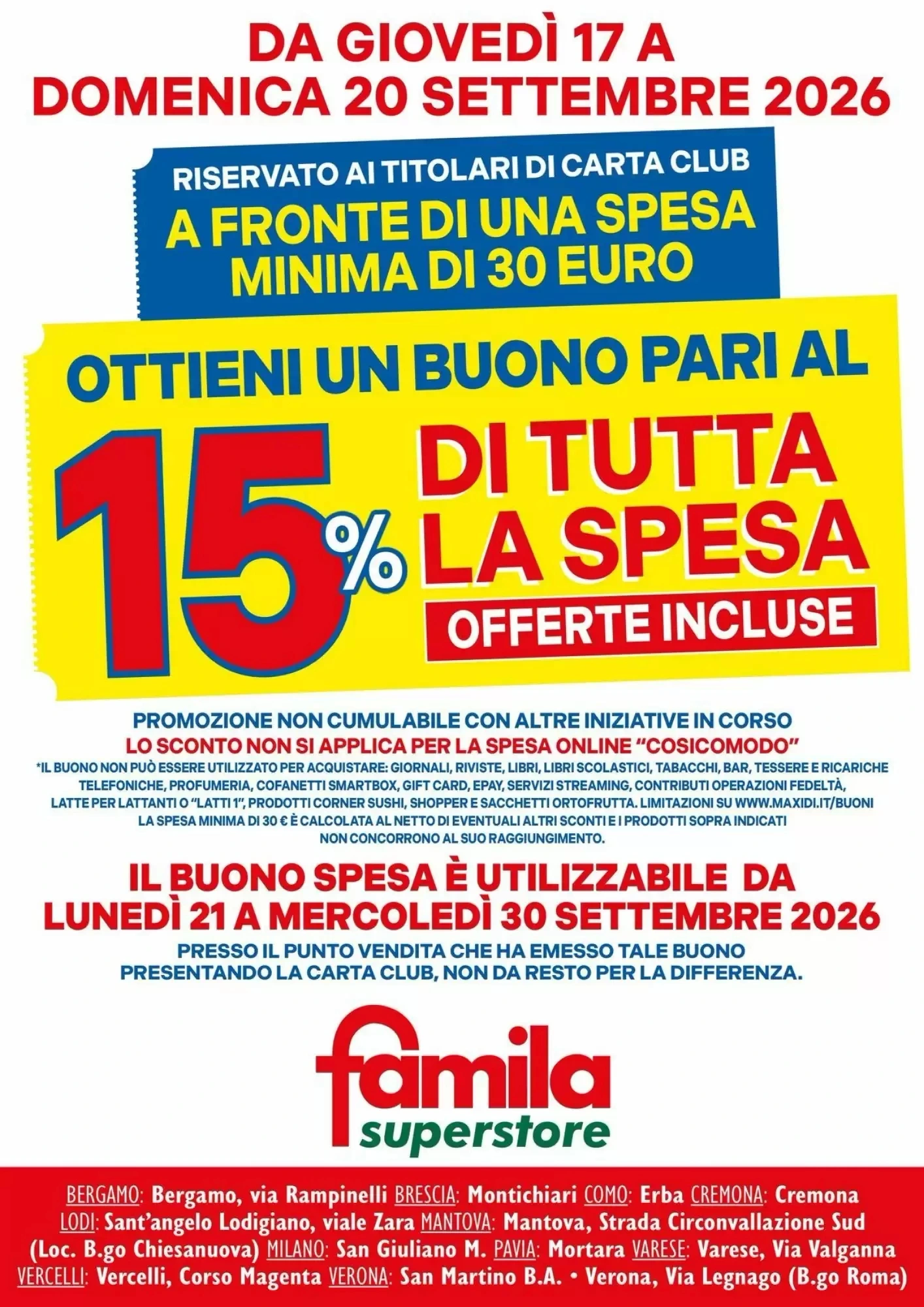 Volantino Famila Superstore Volantino Famila Superstore pagina 2