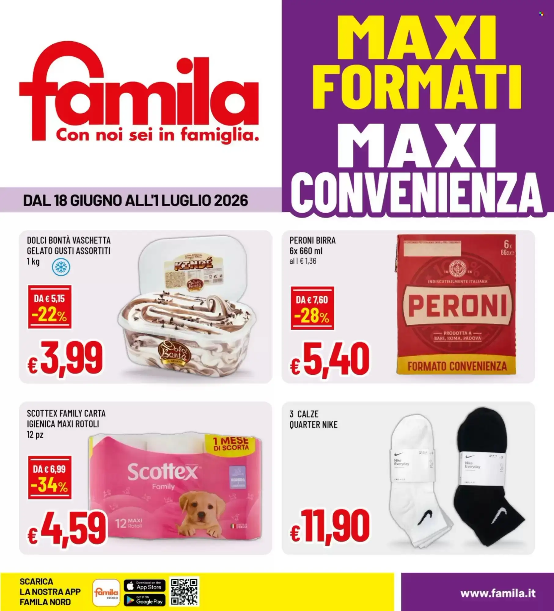Copertina Famila - Volantino Famila