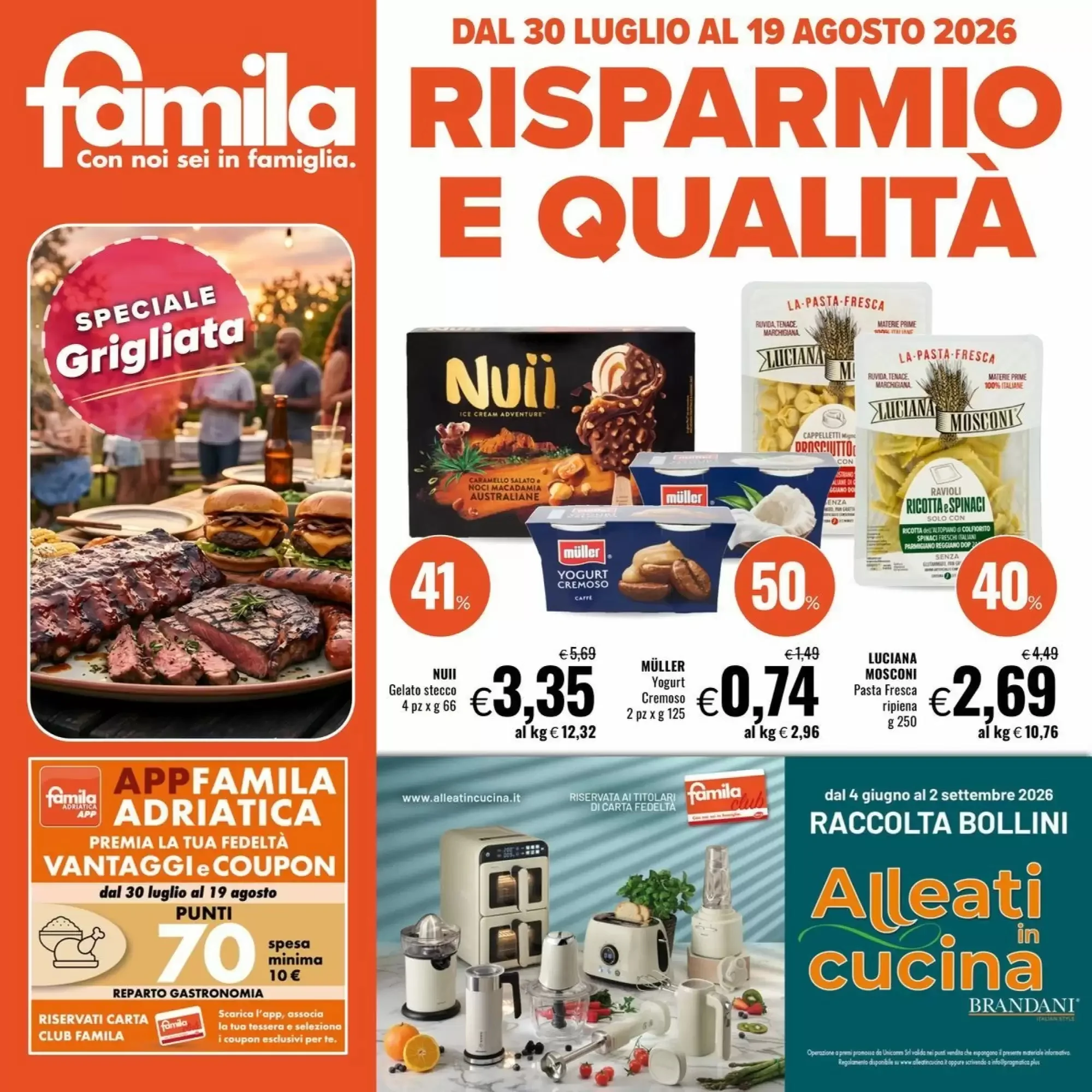 Copertina Famila - Volantino Famila