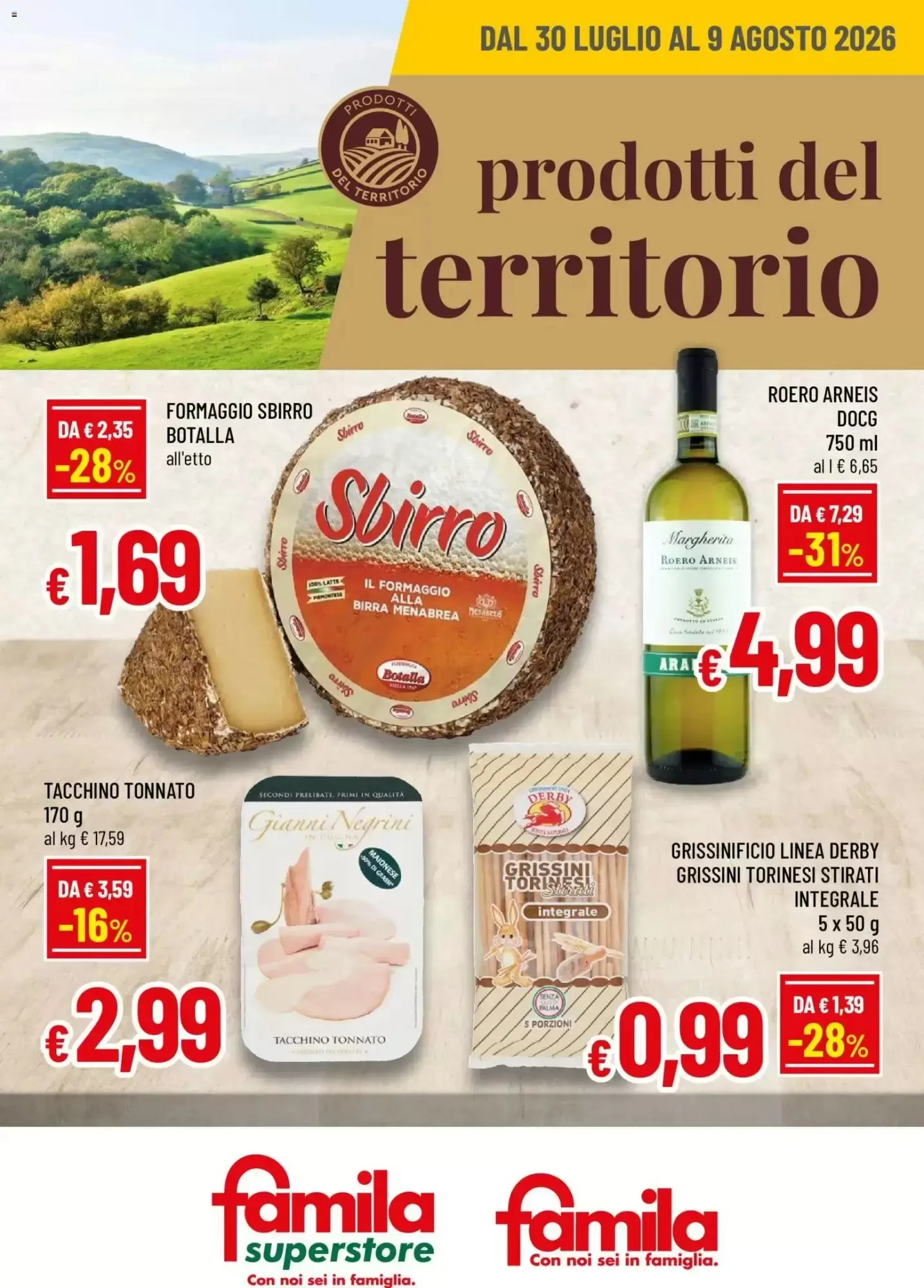 Copertina Famila - Volantino Famila
