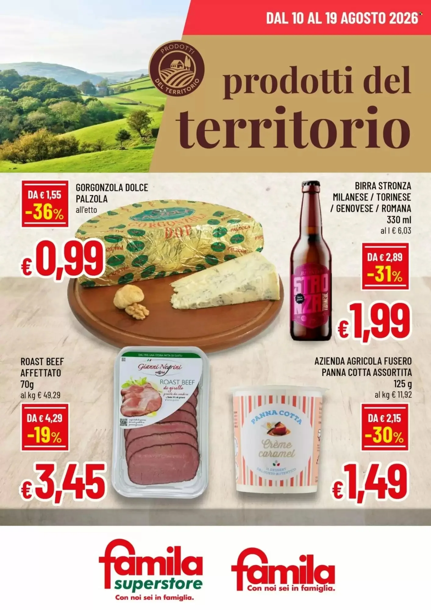 Copertina Famila - Volantino Famila