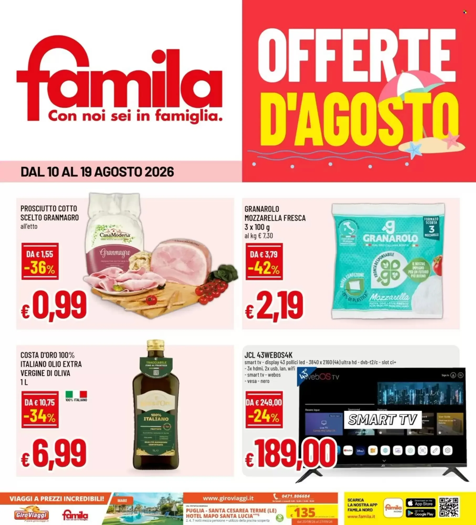 Copertina Famila - Volantino Famila