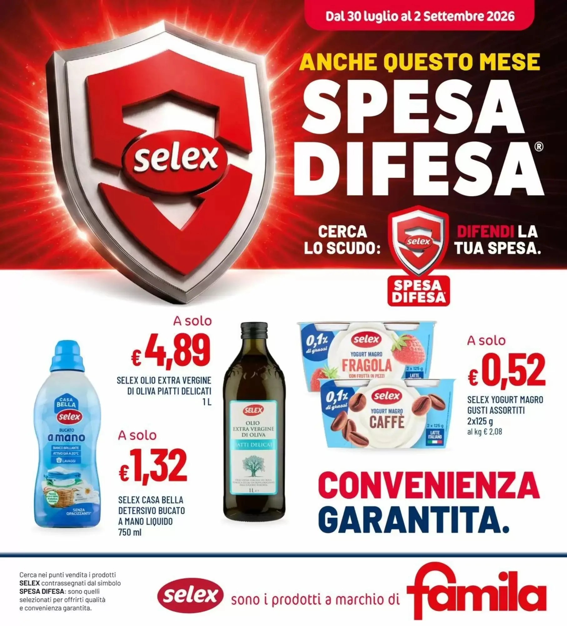 Copertina Famila - Volantino Famila