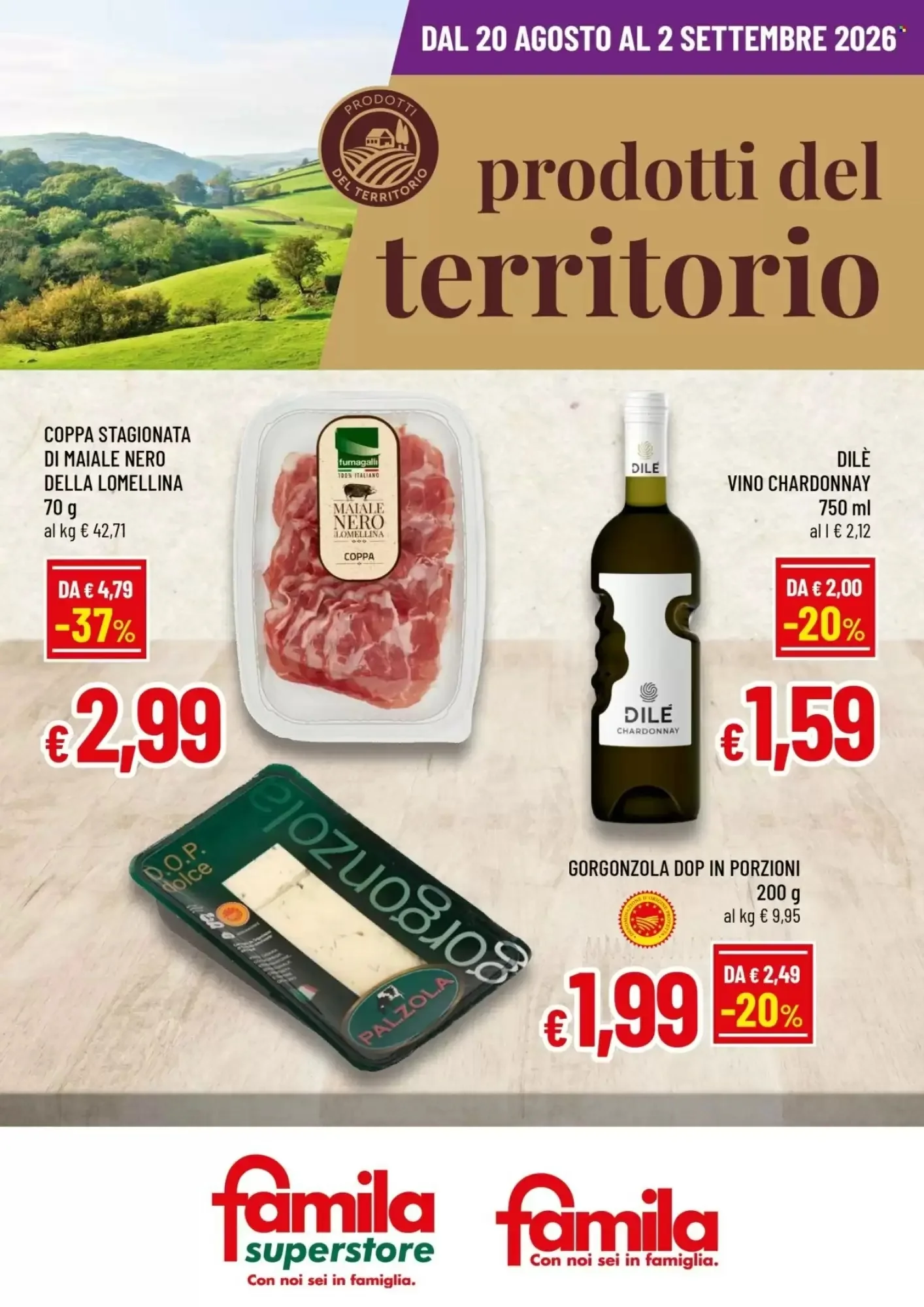 Copertina Famila - Volantino Famila