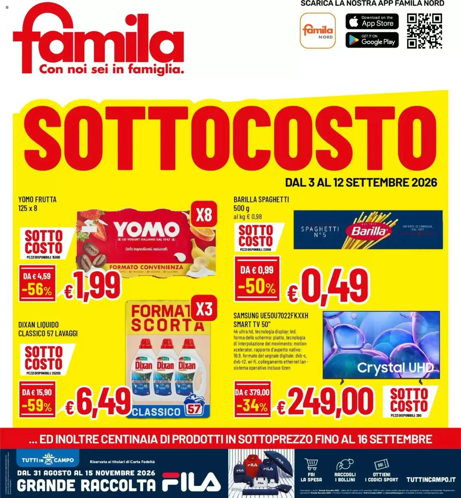 Copertina Famila - Volantino Famila