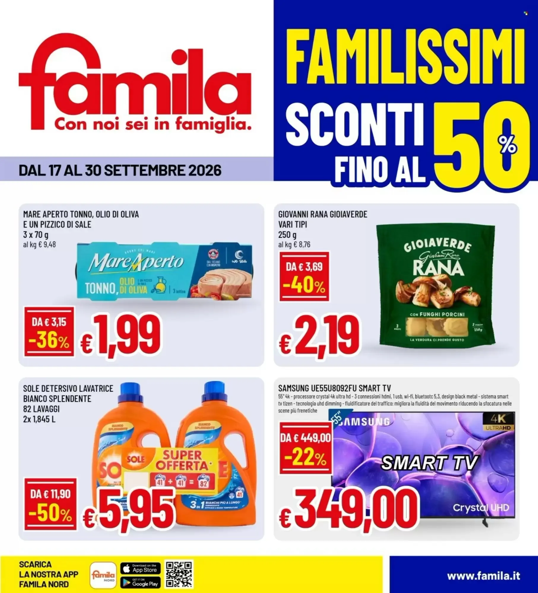 Copertina Famila - Volantino Famila