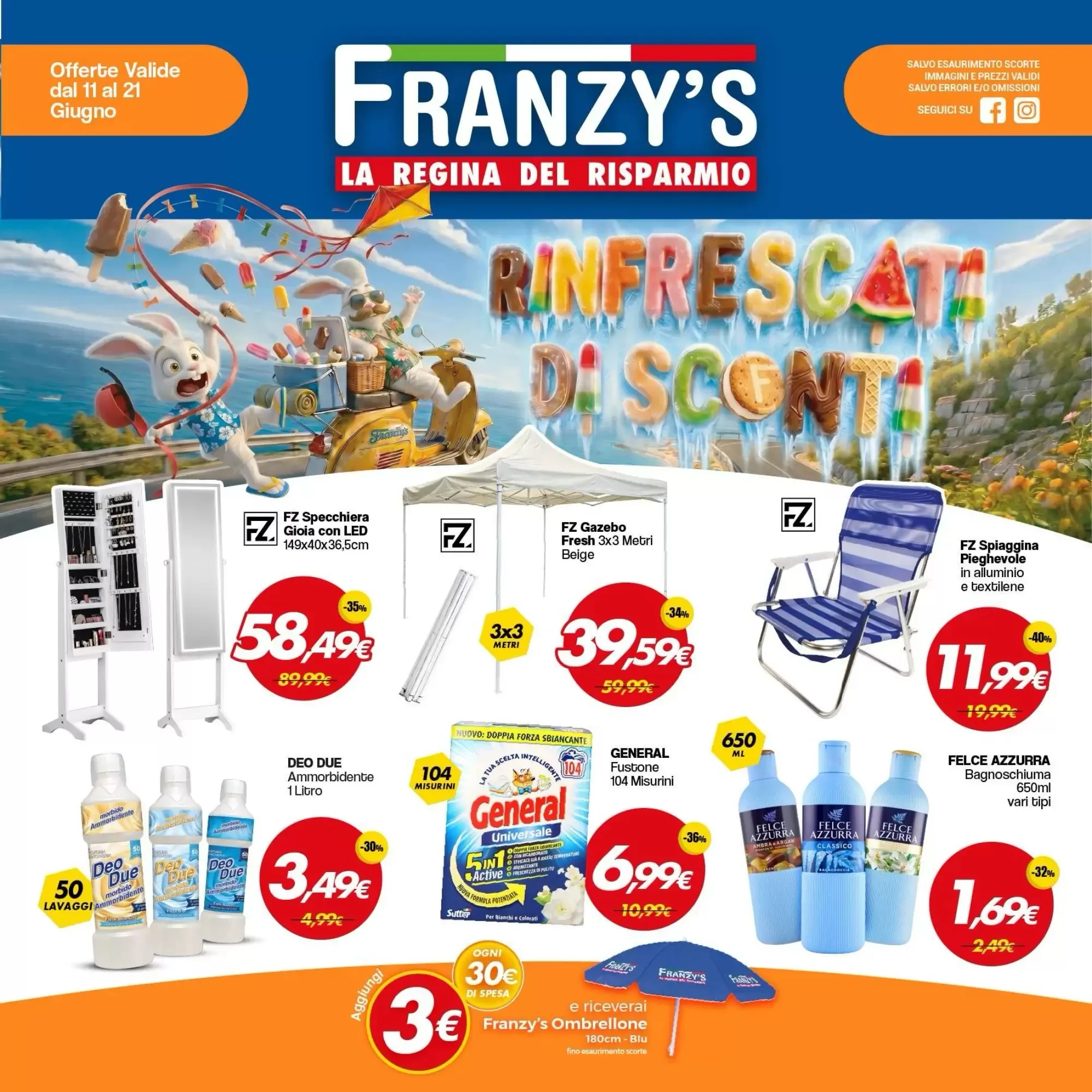 Copertina Franzys - Volantino Franzys