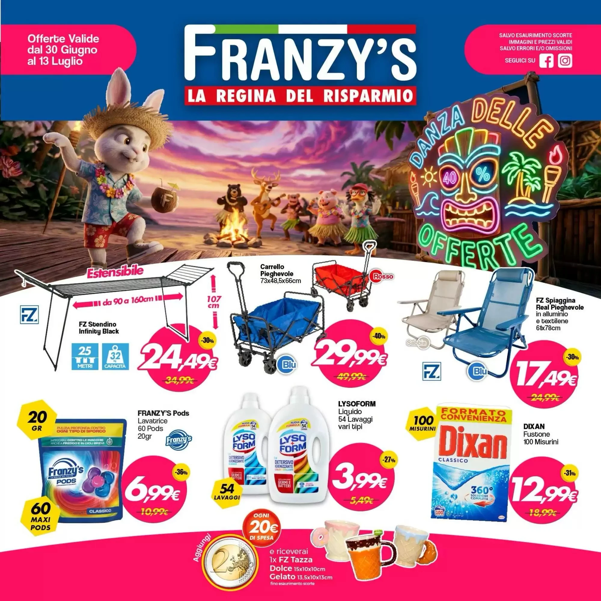 Copertina Franzys - Volantino Franzys