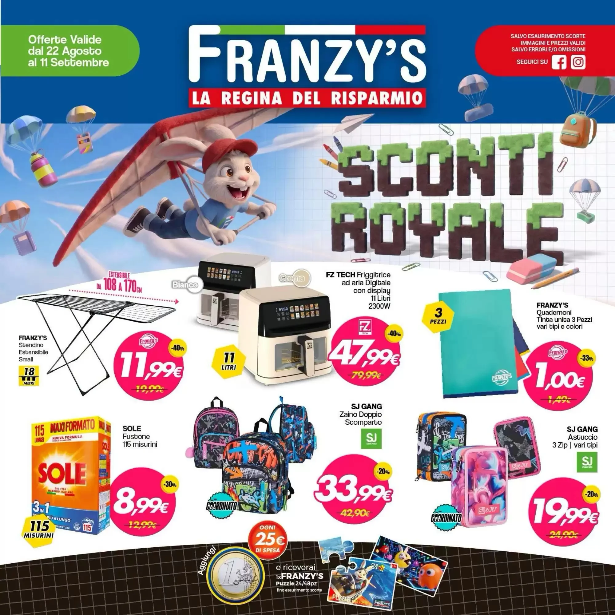 Copertina Franzys - Volantino Franzys