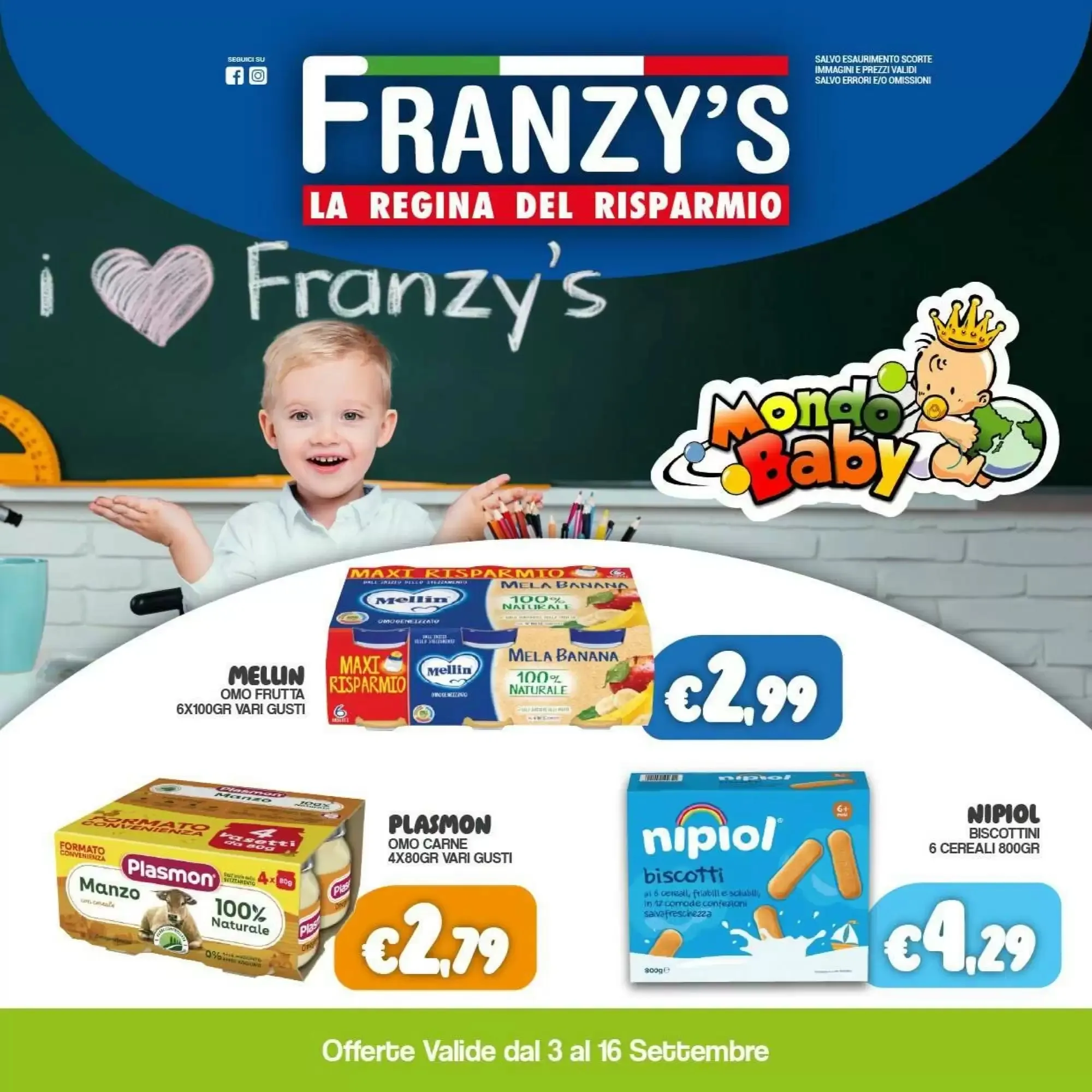 Copertina Franzys - Volantino Franzys